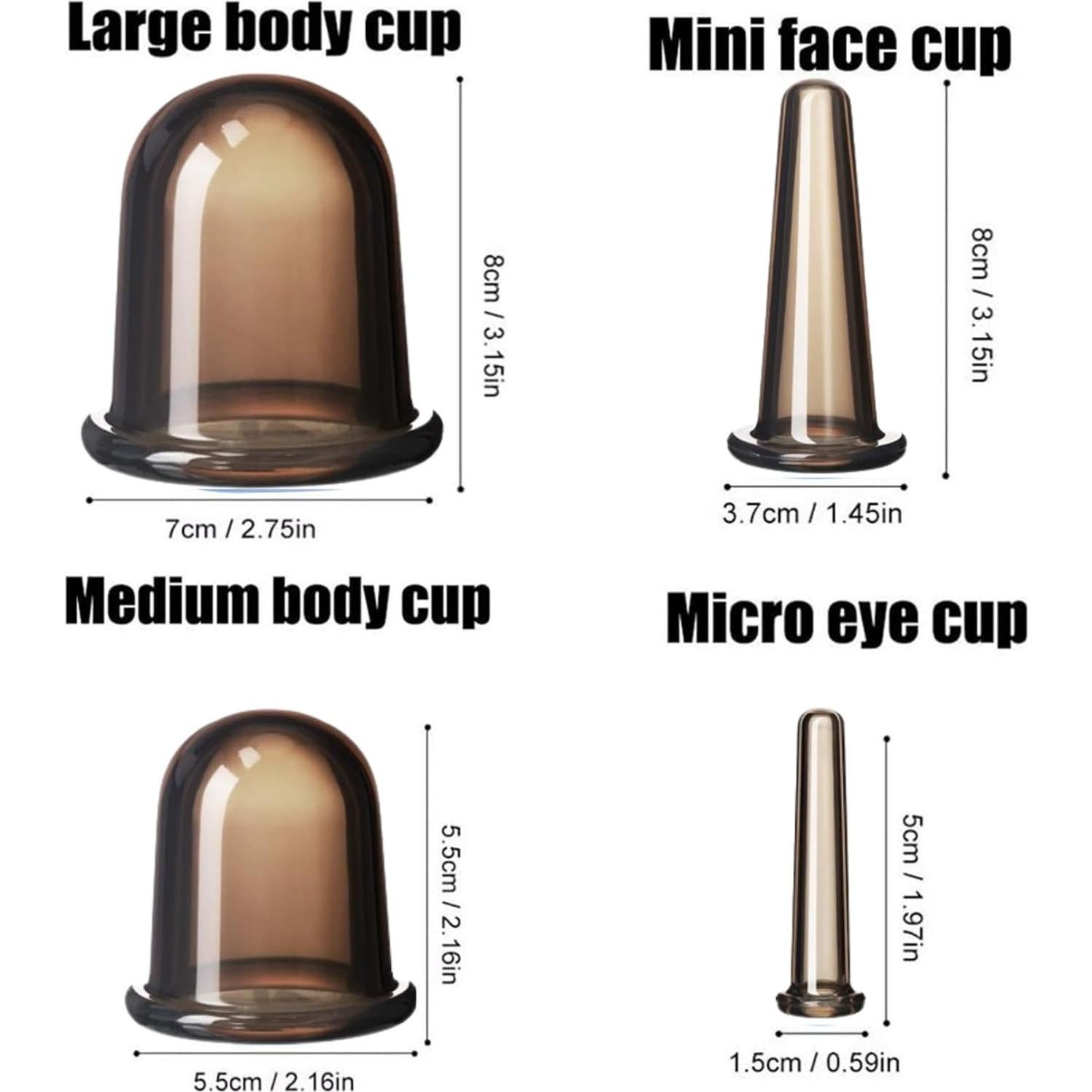 Juego de Ventosas de Silicona Orgánica Genkigold - 4 Piezas