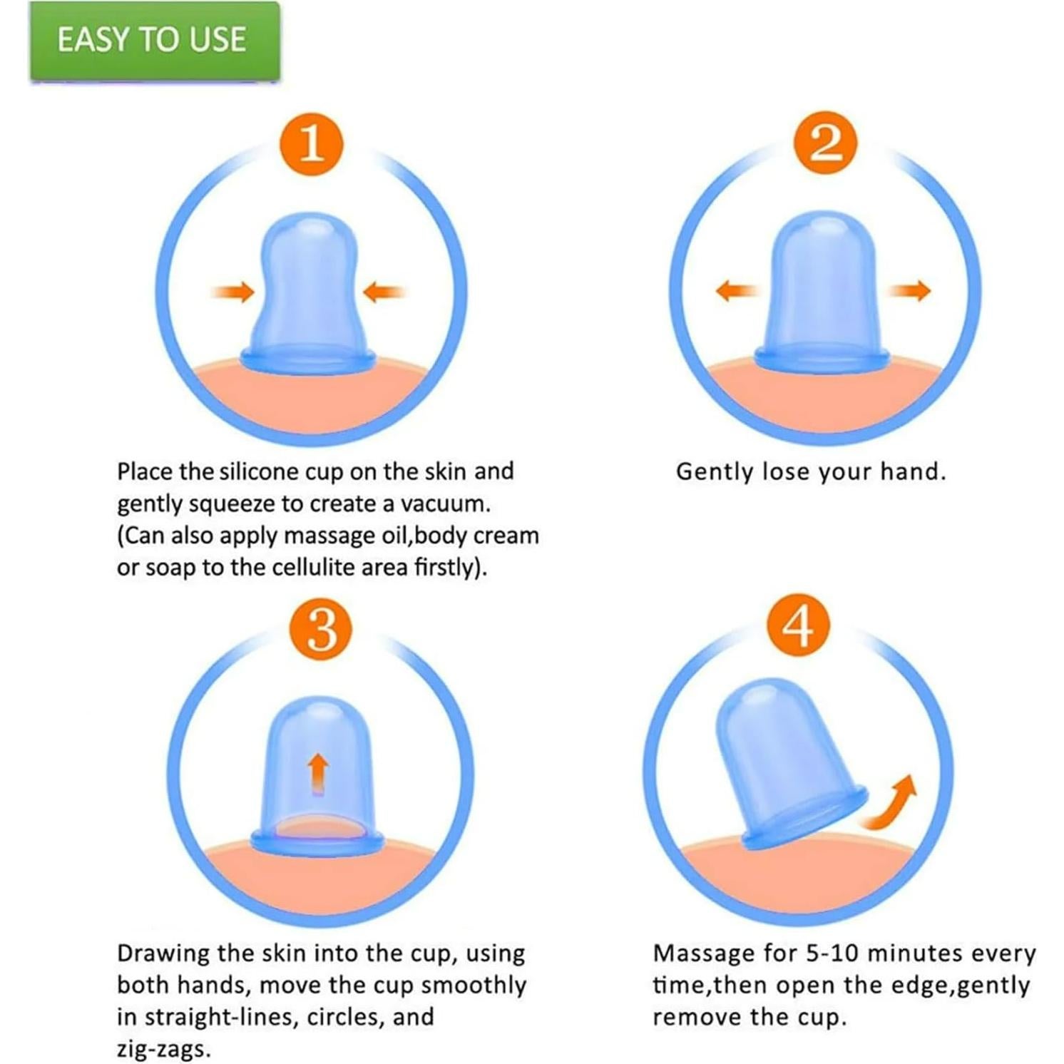 Juego de Ventosas de Silicona Orgánica Genkigold - 4 Piezas