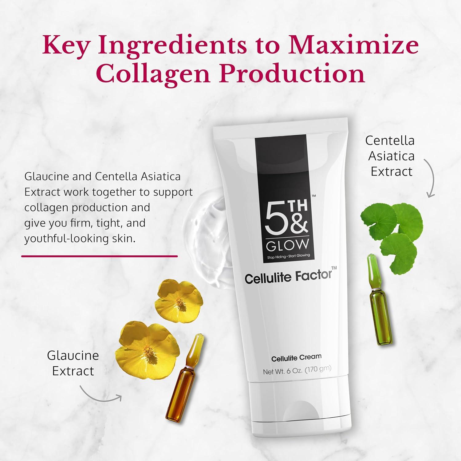 Crema Anticelulitis 5th & Glow - Factor de Celulitis 170 g