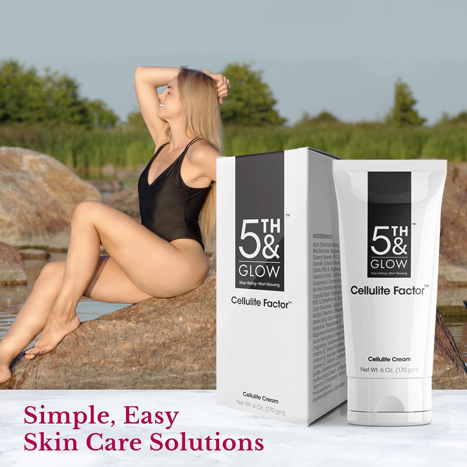 Crema Anticelulitis 5th & Glow - Factor de Celulitis 170 g