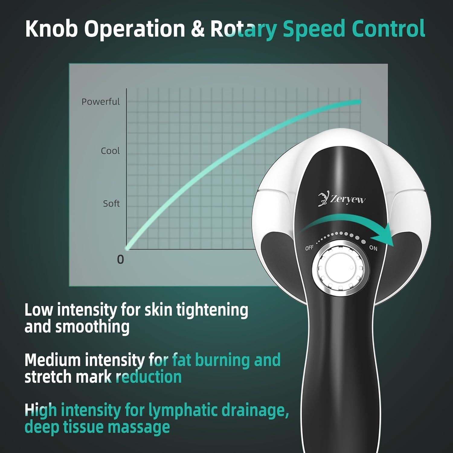 Masajeador Eléctrico de Celulitis ZY Zeryew PL-603B 8 Cabezas