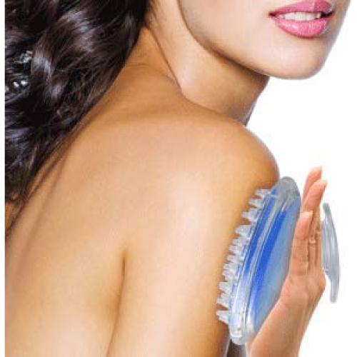 Cepillo Masajeador Anticelulitis TailaiMei Azul - Exfoliante Corporal