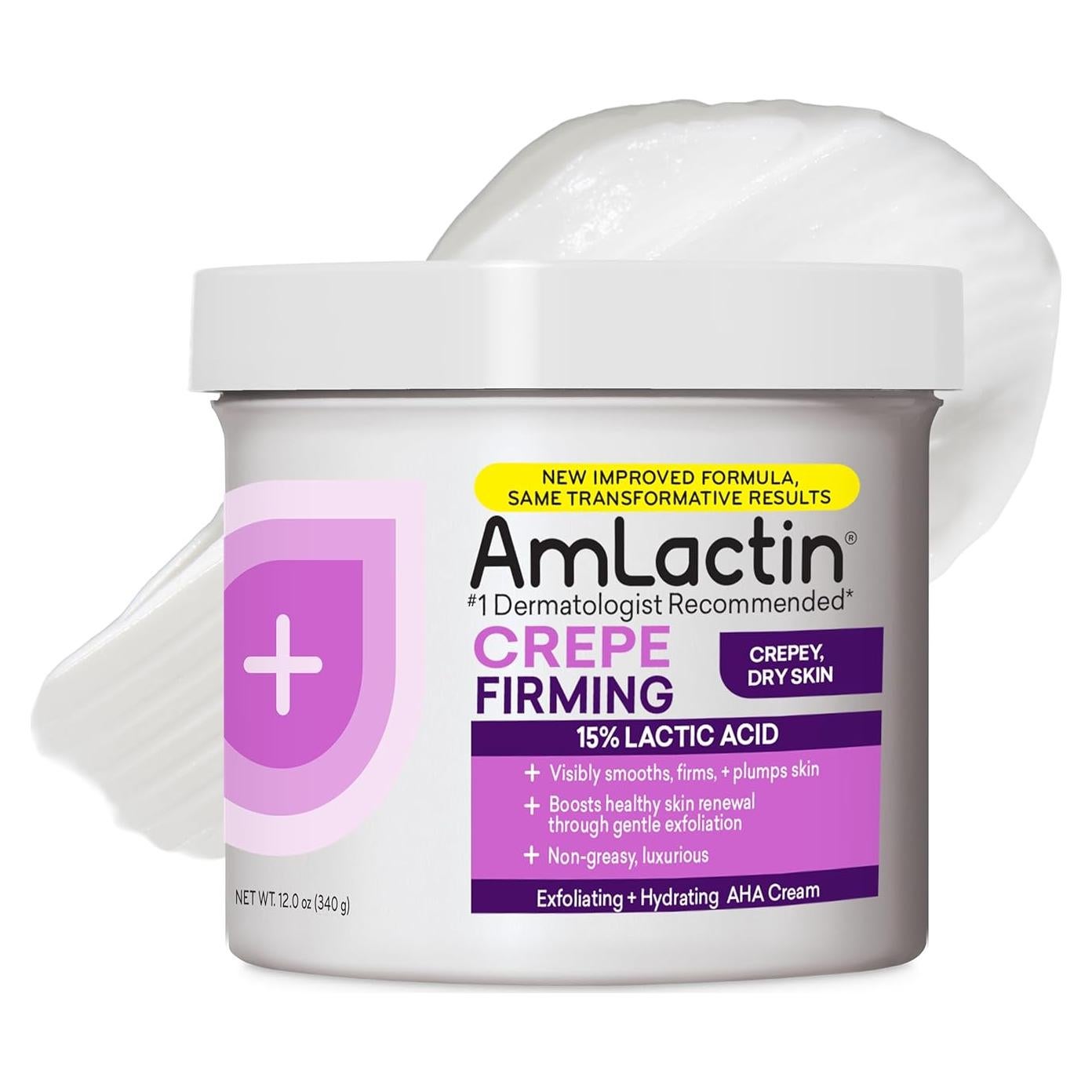 Crema reafirmante AmLactin 340 g - Hidratante con 15% ácido láctico
