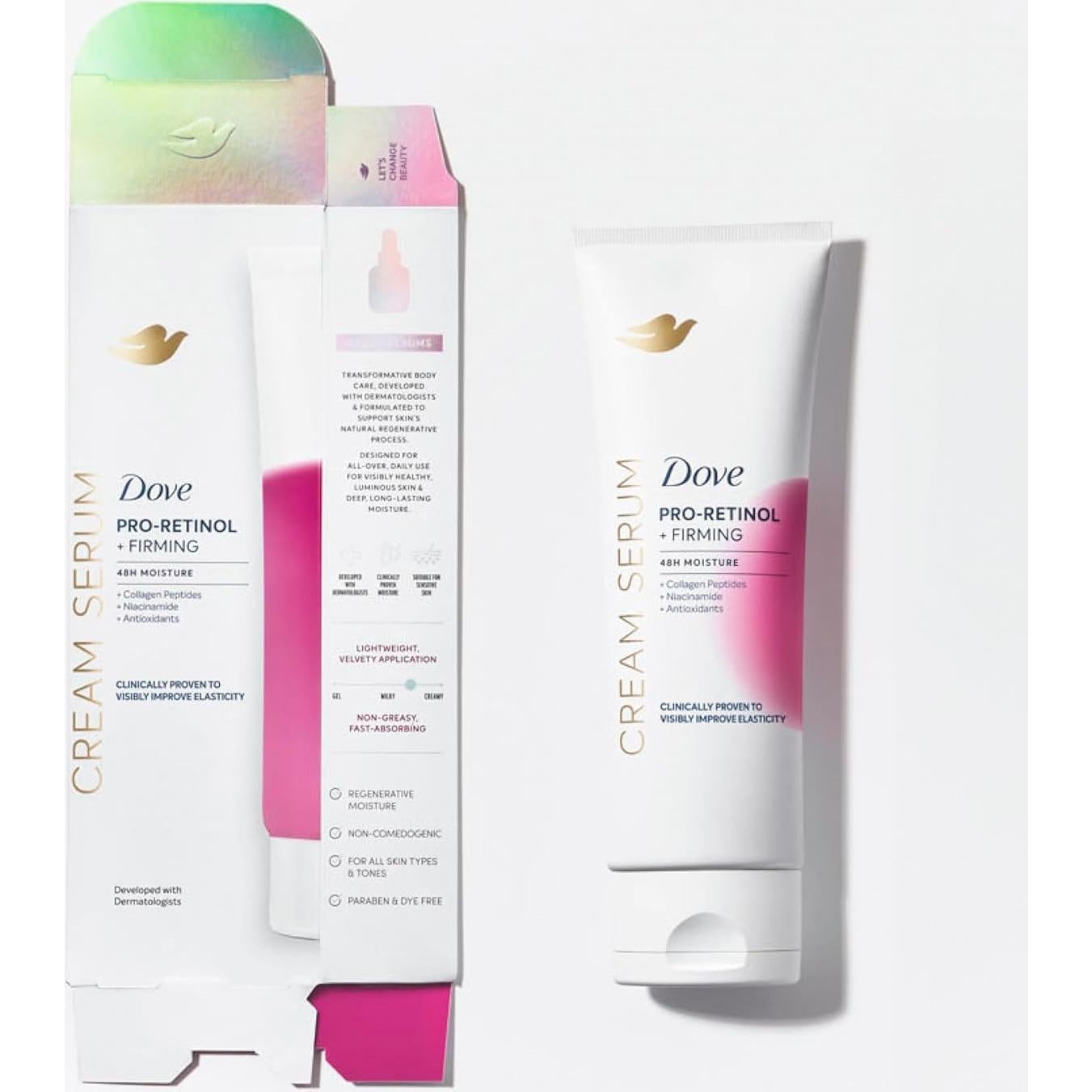 Crema Corporal Dove Suero Pro-Retinol 226.8 g - Reafirmante