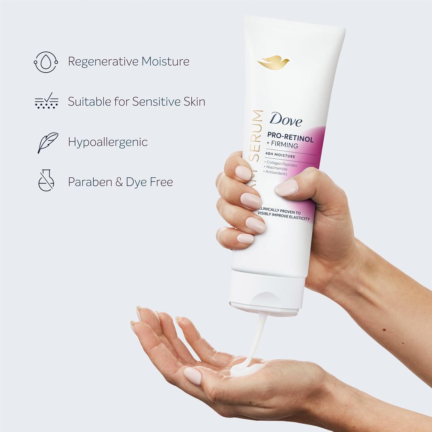 Crema Corporal Dove Suero Pro-Retinol 226.8 g - Reafirmante