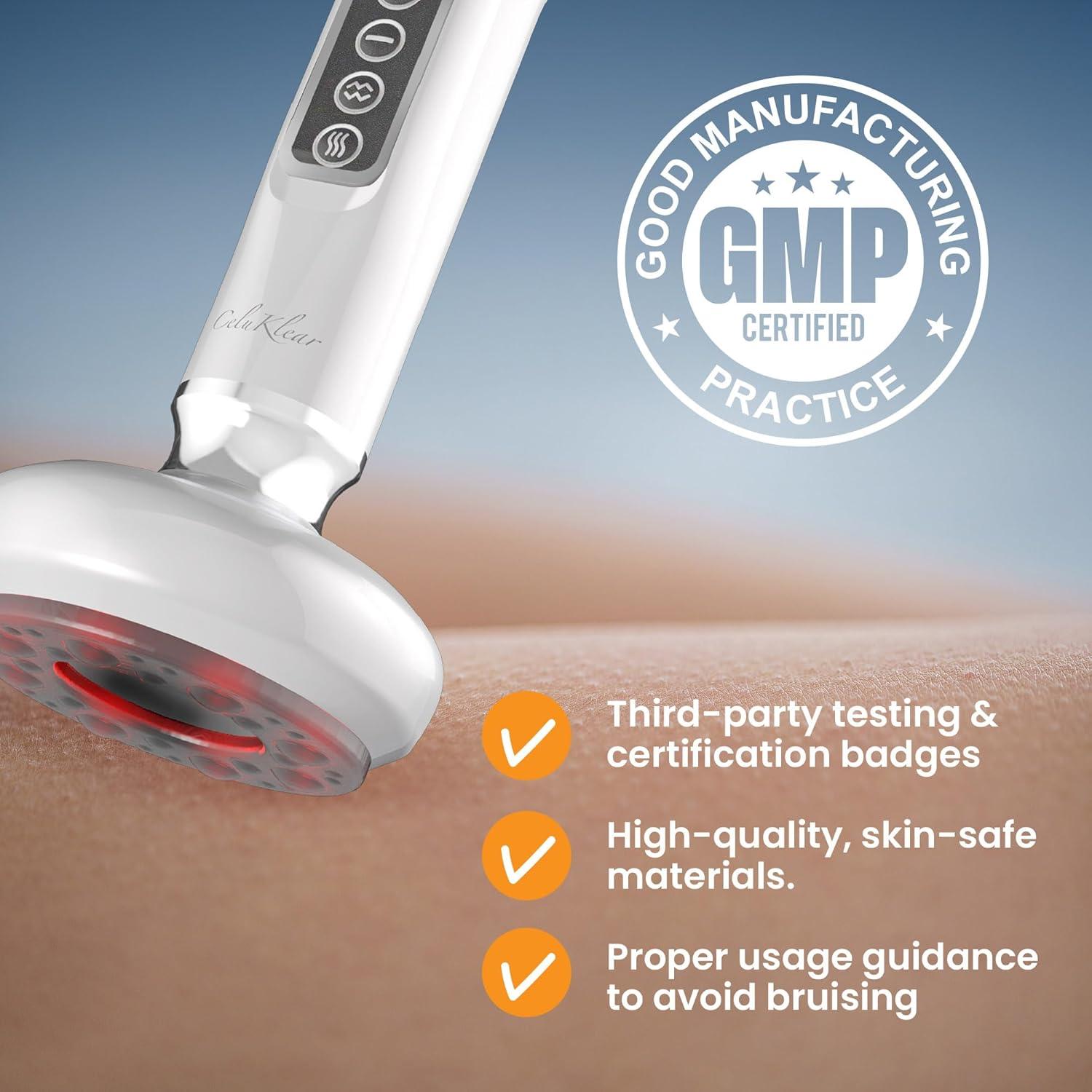 Masajeador Eléctrico de Ventosas Nuflair 3-en-1 para Celulitis