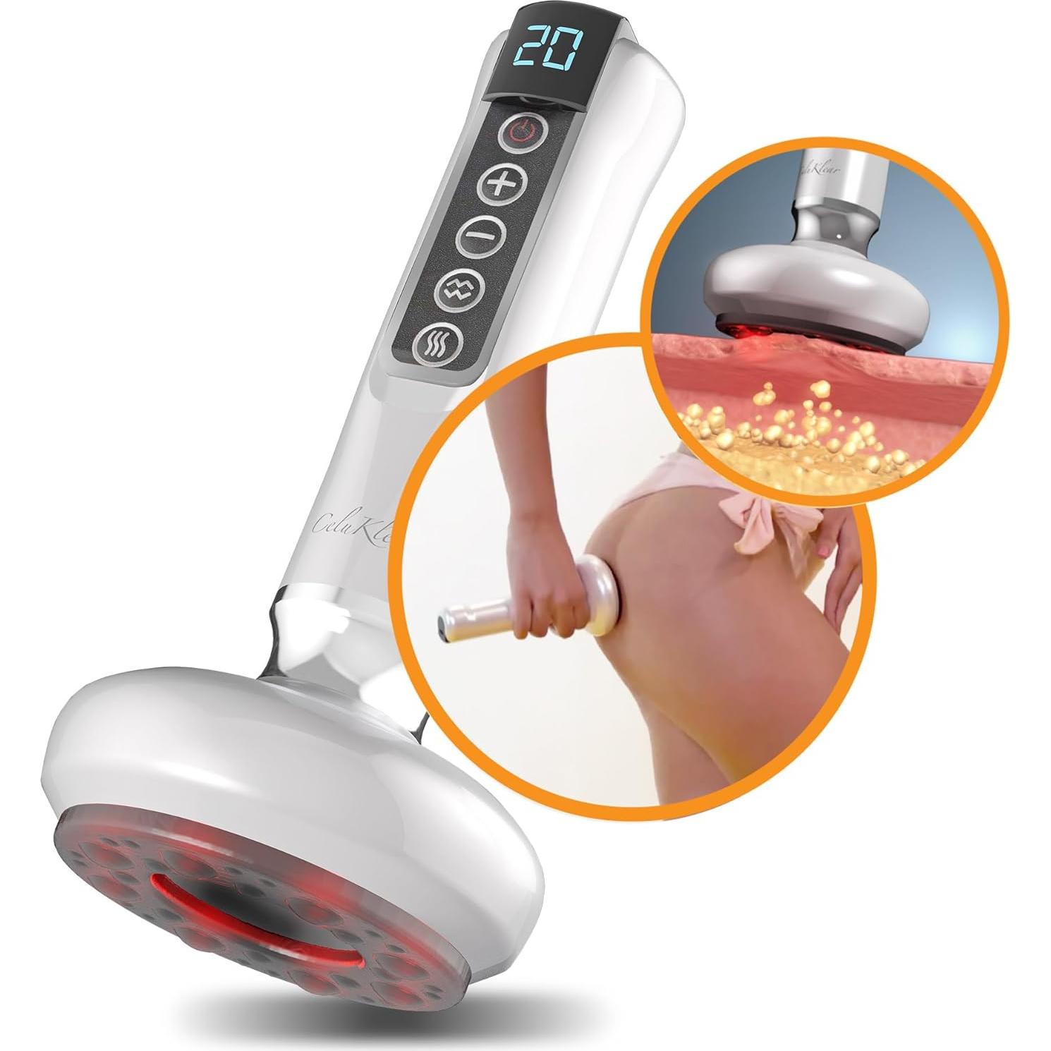 Masajeador Eléctrico de Ventosas Nuflair 3-en-1 para Celulitis