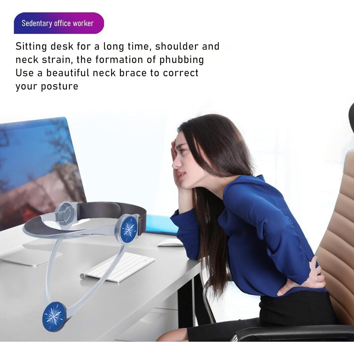 Collar Cervical Ajustable JUAWTYUK para Alivio de Dolor de Cuello