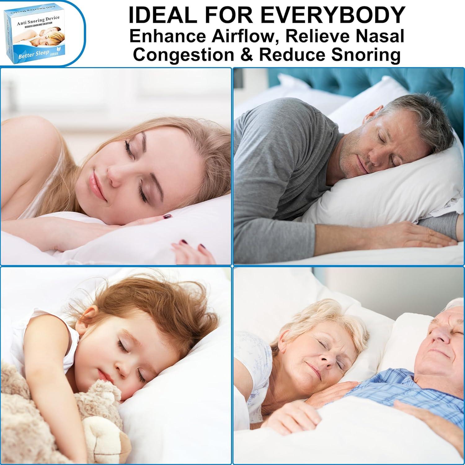 Dilatores Nasales Antirronquido UyiCare - Paquete de 4 Clips