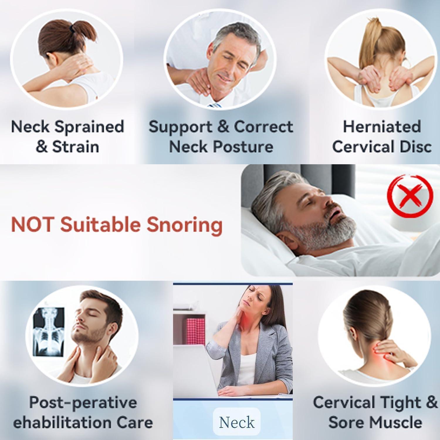 Soporte para Cuello Anti-Ronquidos Oprtuisi, Ajustable y Ergonómico