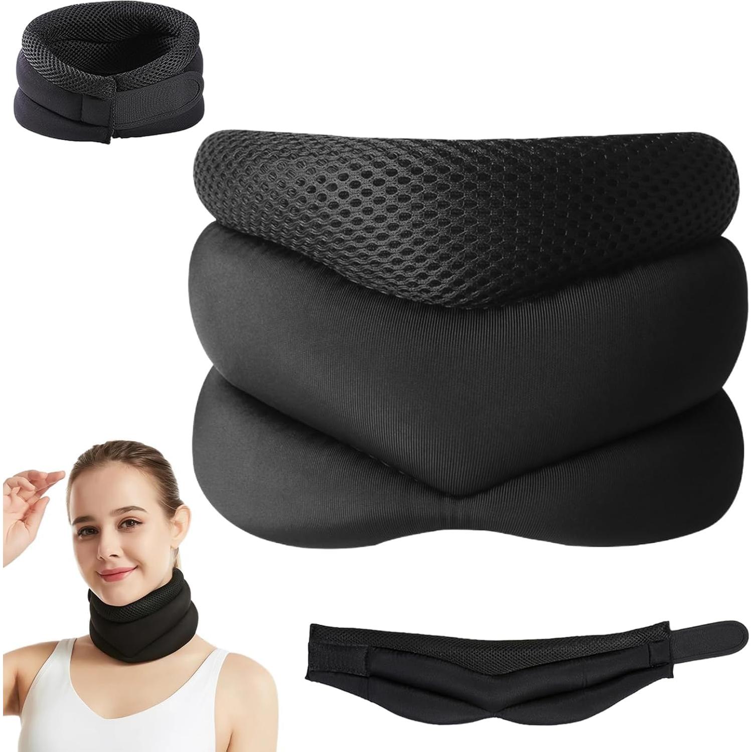 Soporte para Cuello Anti-Ronquidos Oprtuisi, Ajustable y Ergonómico