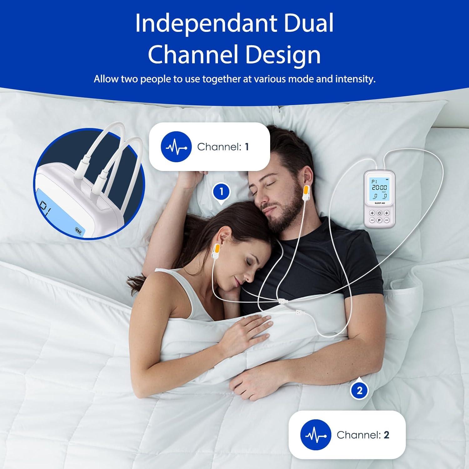 Dispositivo de Ayuda para Dormir Beefox - Doble Usuario, 3 Modos, 20 Niveles