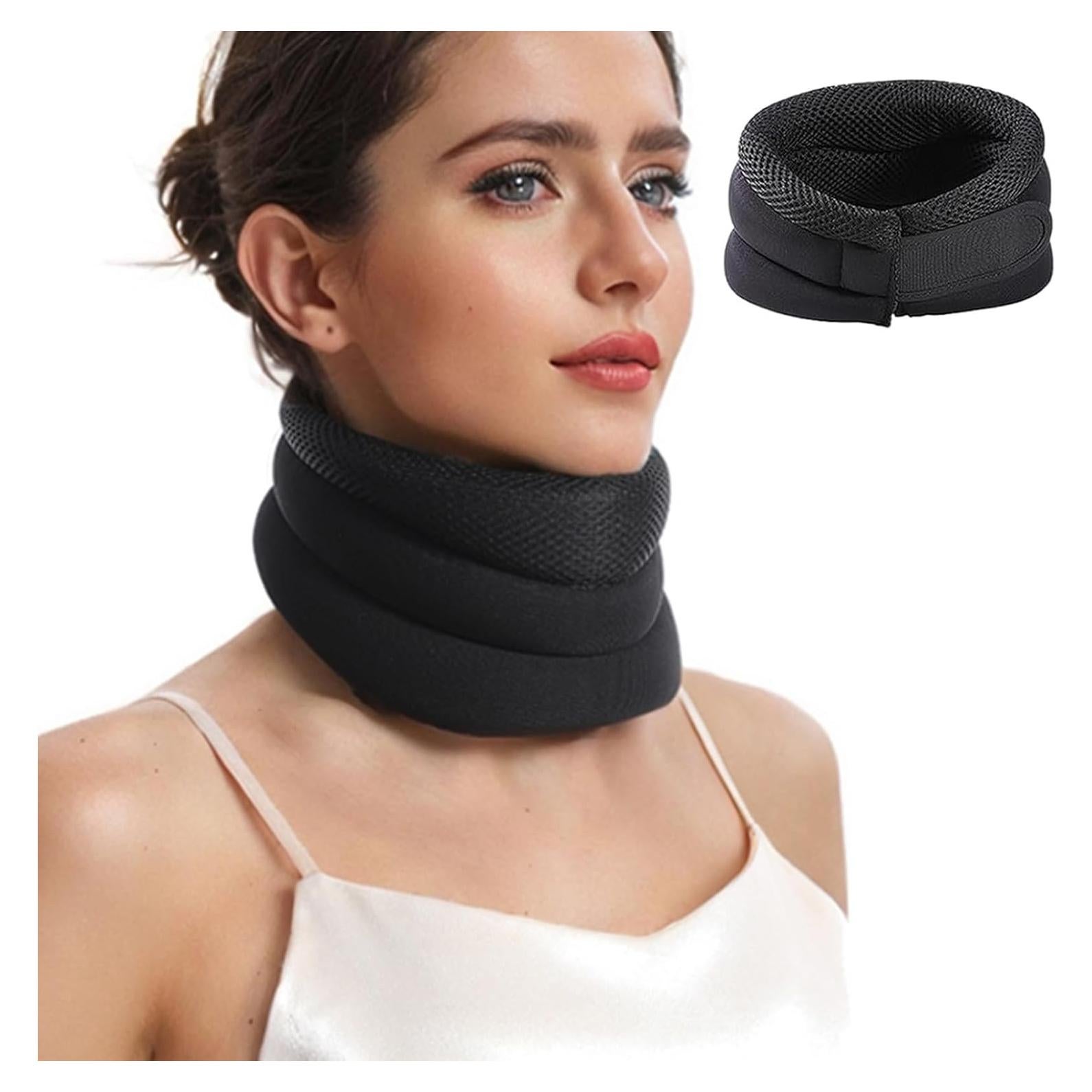 Soporte de Cuello KKINYAS Ajustable para Ronquidos - Transpirable