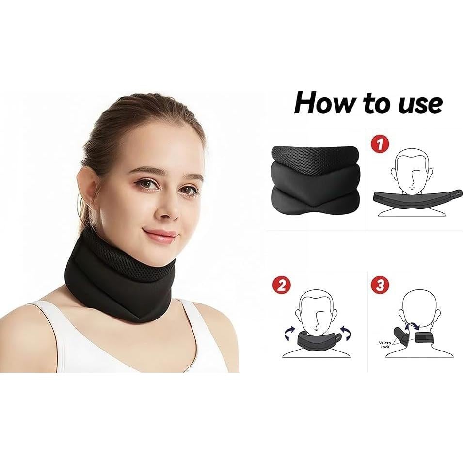 Soporte de Cuello KKINYAS Ajustable para Ronquidos - Transpirable