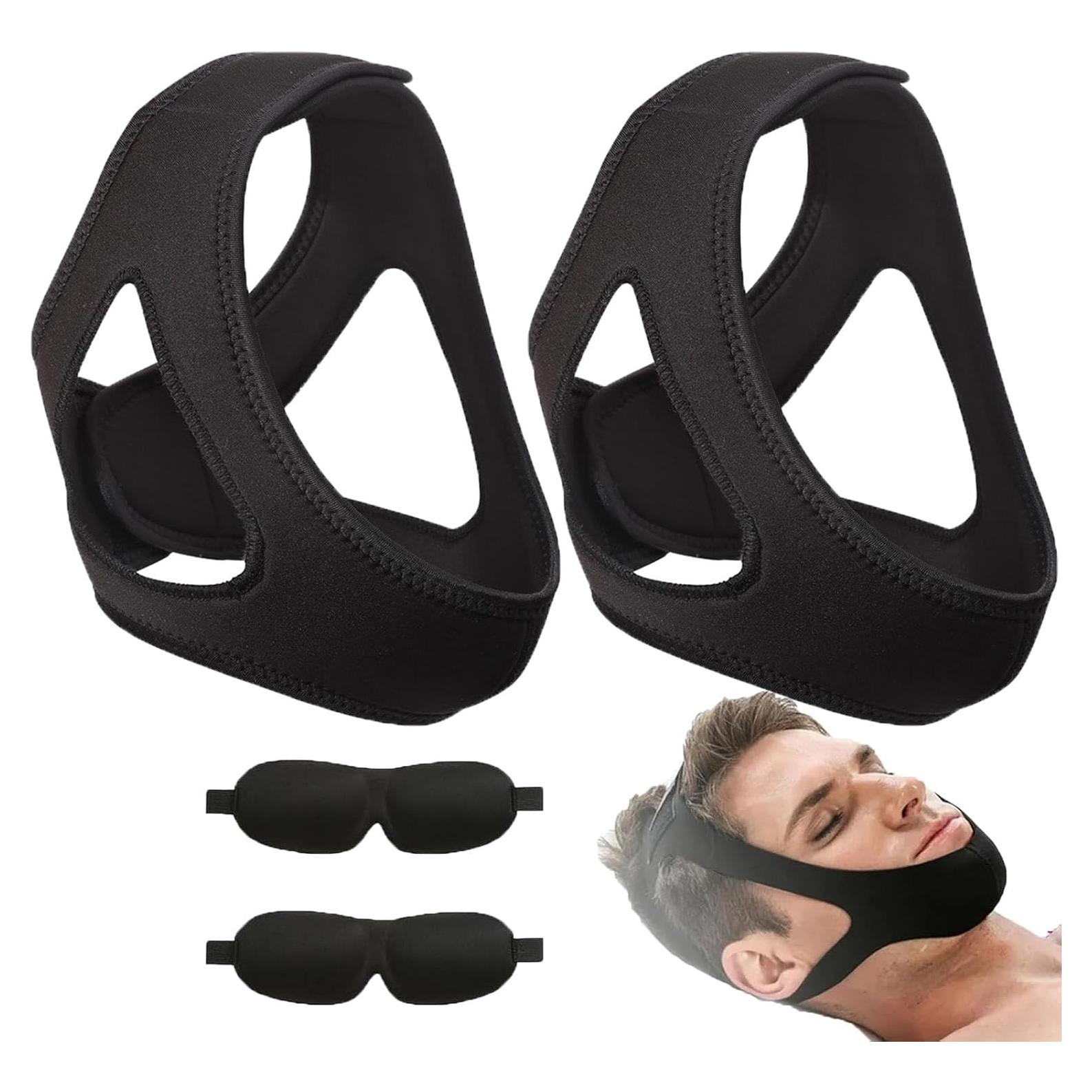 Correa de Mandíbula Airflow para Apnea del Sueño - Ajustable