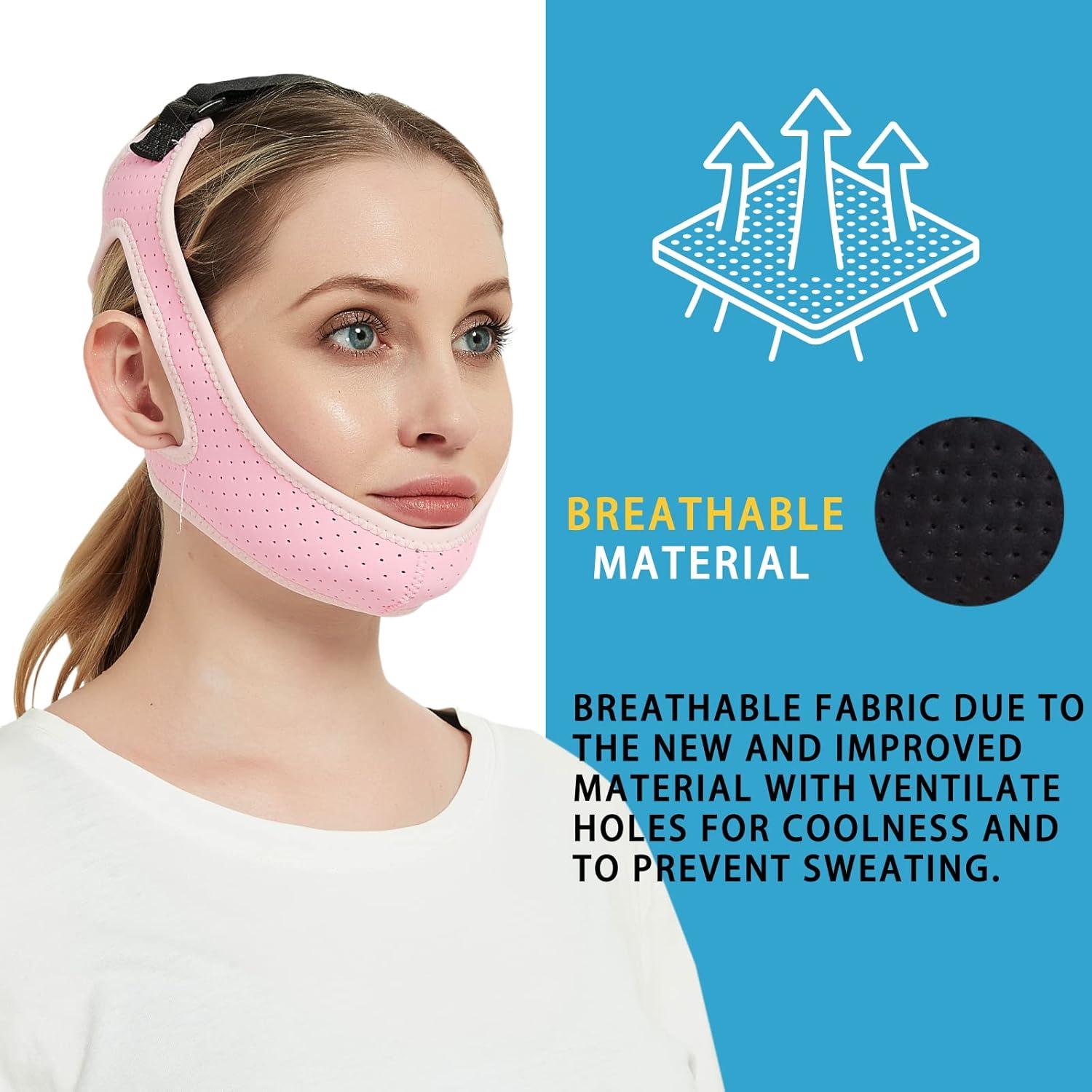 Correa de Barbilla Anti Ronquidos Piacico - Ajustable y Cómoda