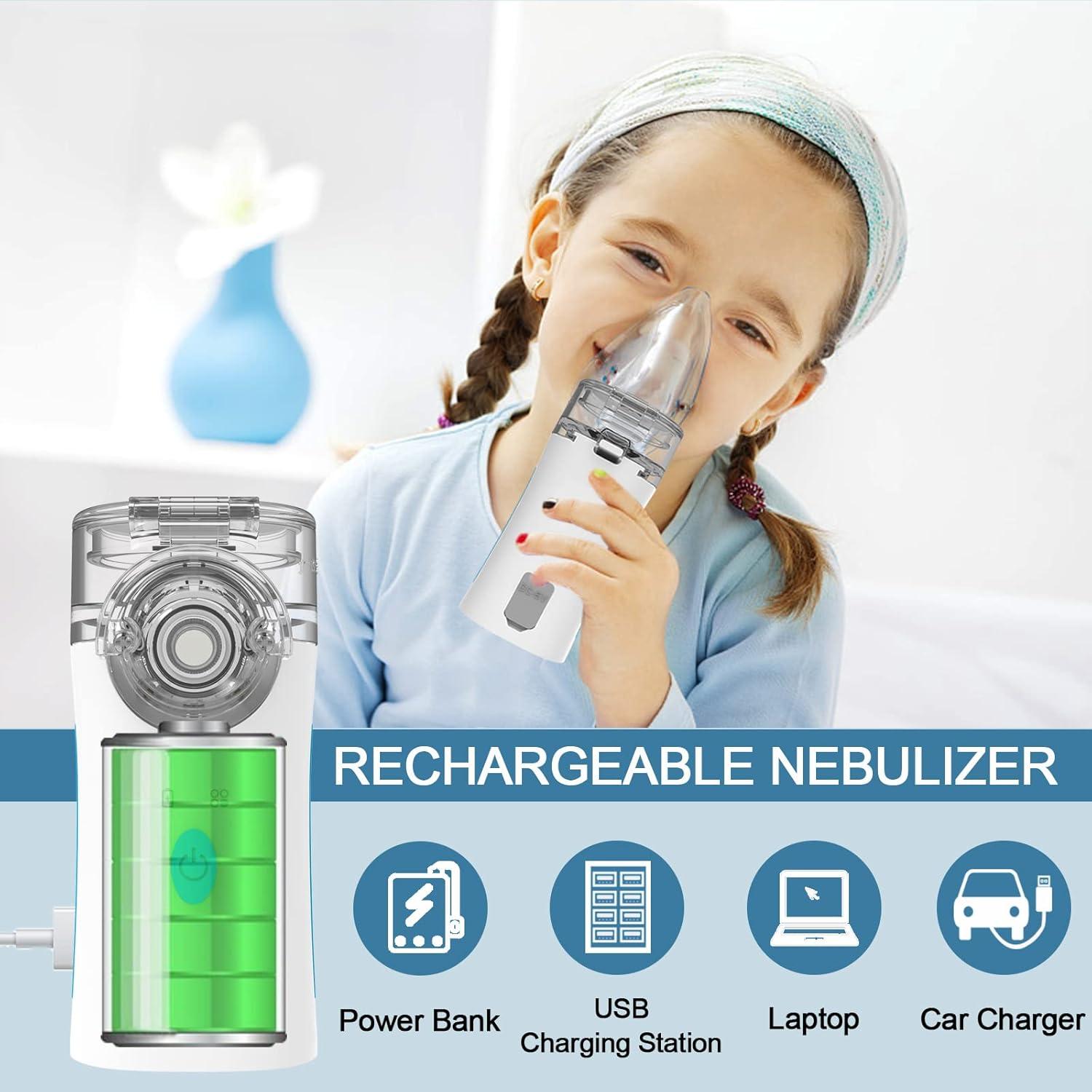 Nebulizador Ultrasónico Portátil Naweti NE-520 Recargable