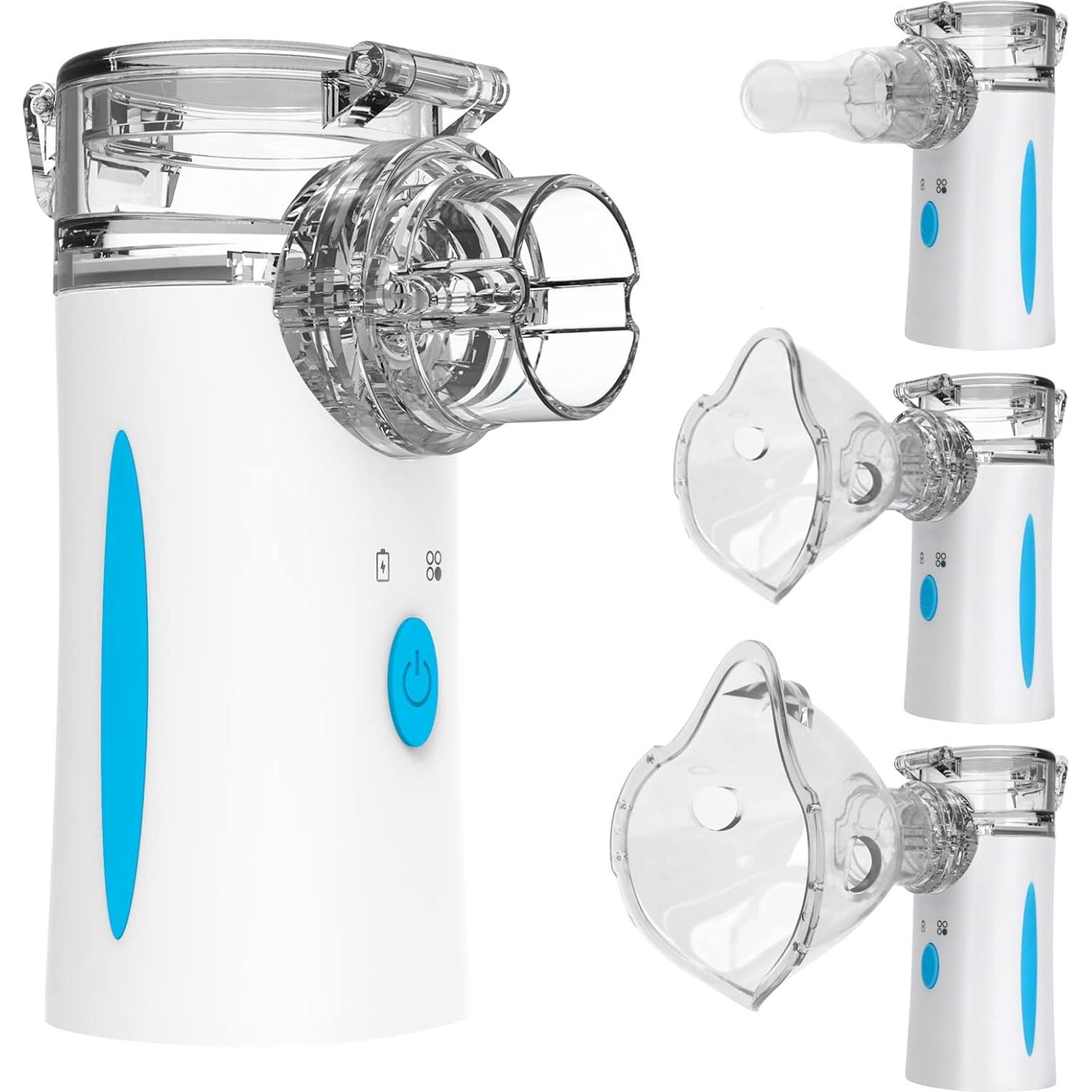 Nebulizador Ultrasónico Portátil Naweti NE-520 Recargable