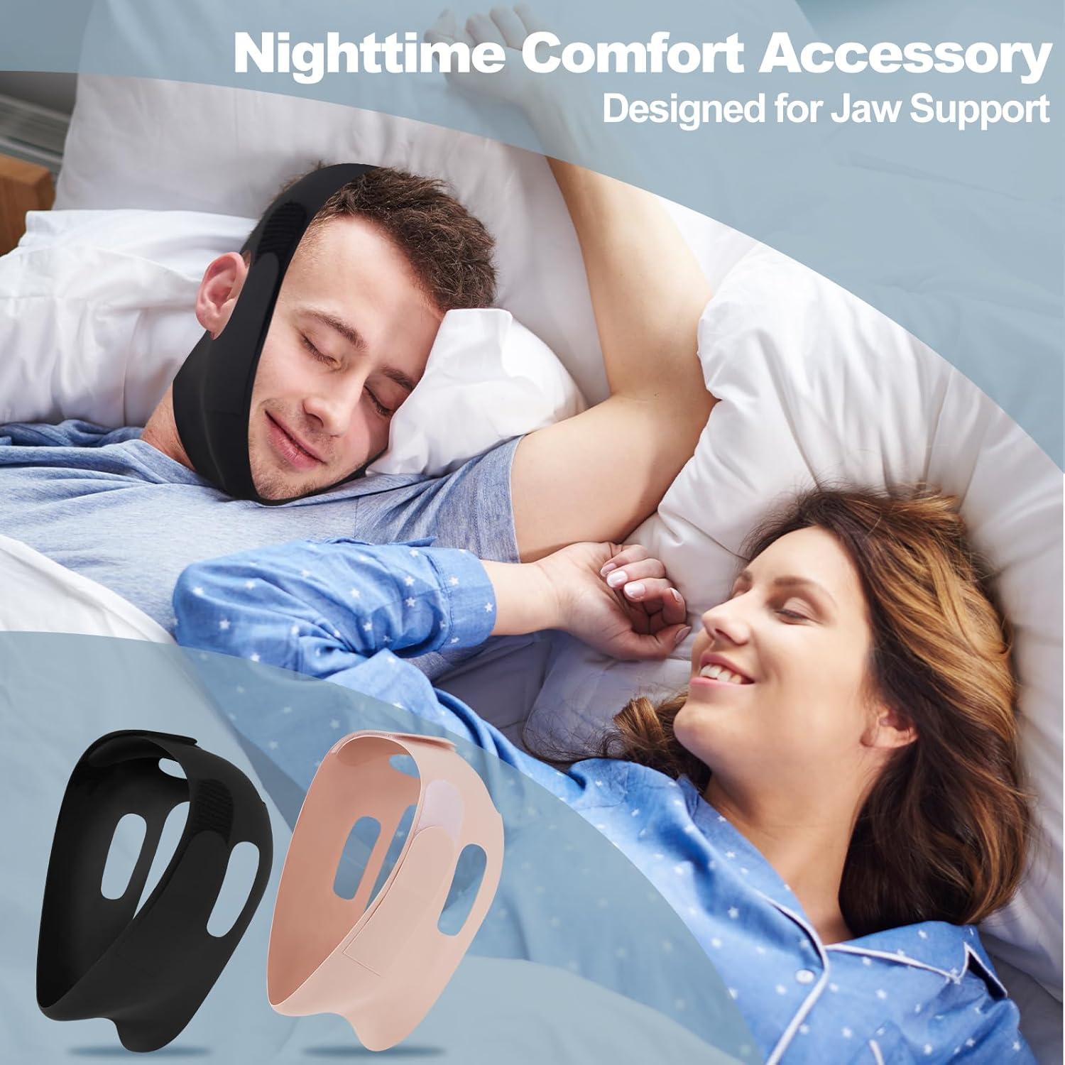 Correa para Barbilla SPEDOL - Dispositivo Anti Ronquidos Negro