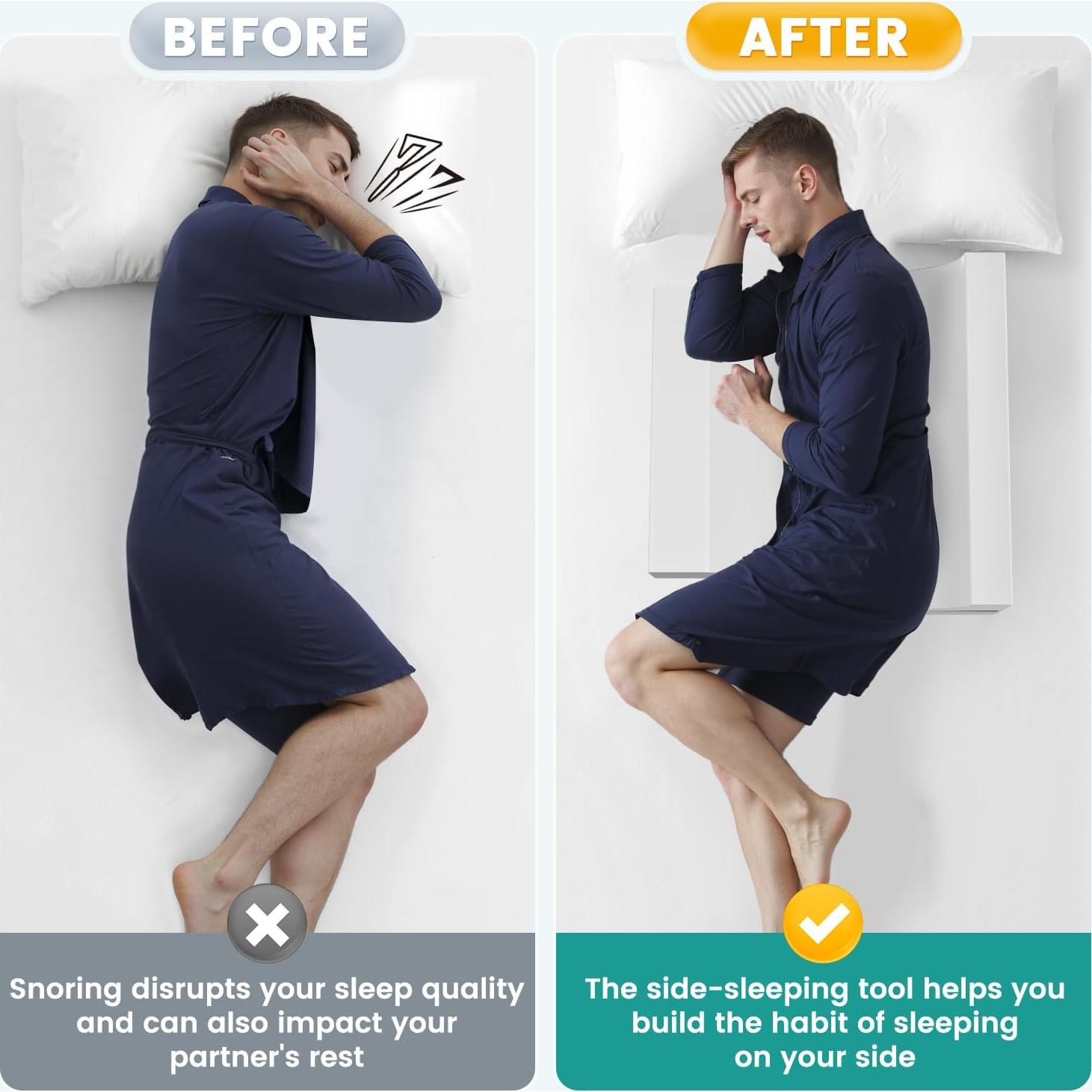 Cojines Antisnoring PulPalet - Alivio de Ronquidos, Liviano 700g