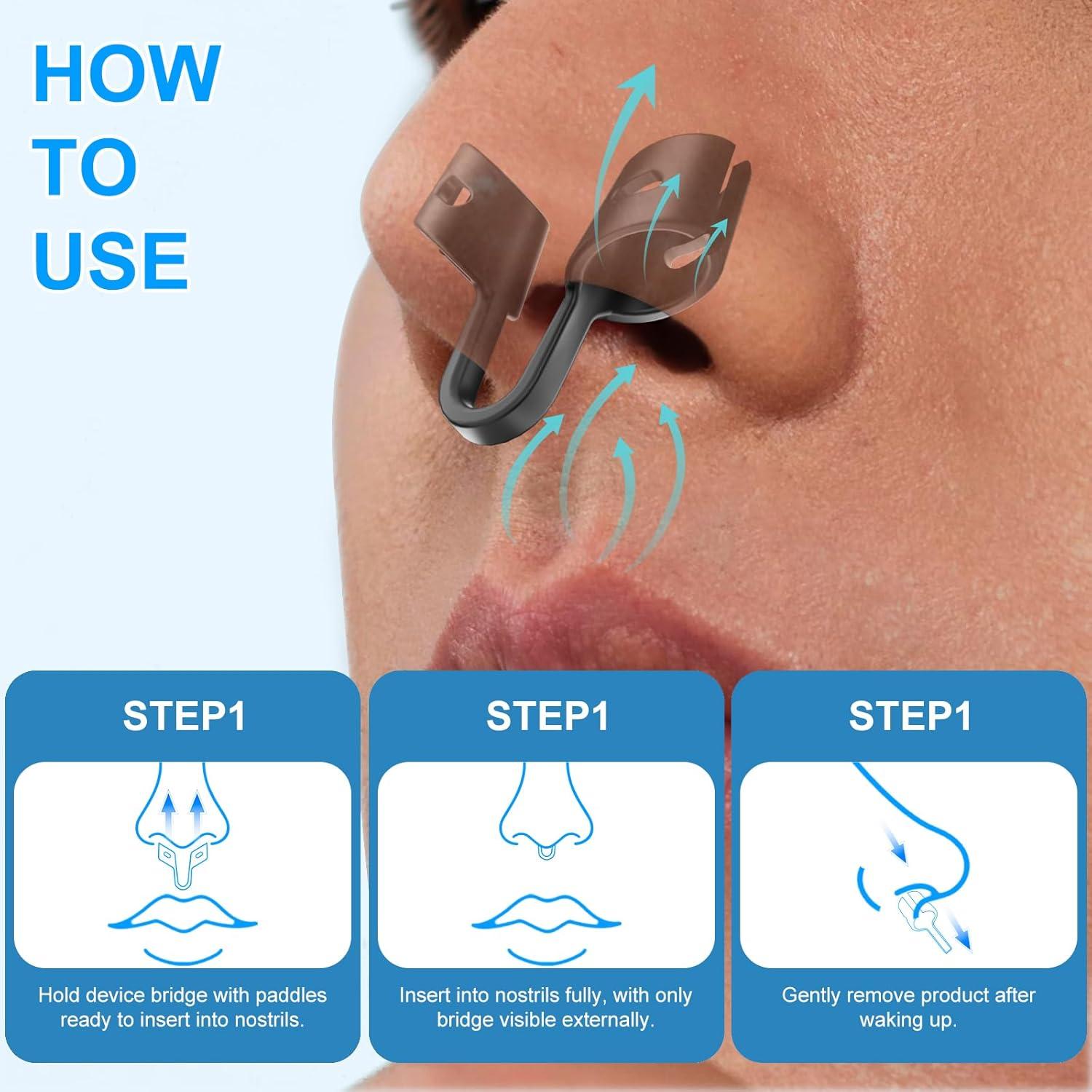 Dilatador Nasal Anti Ronquidos DOMYLE - Paquete de 3 Unidades L