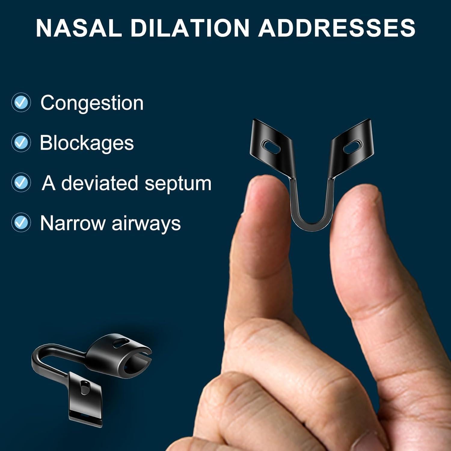 Dilatador Nasal Anti Ronquidos DOMYLE - Paquete de 3 Unidades L