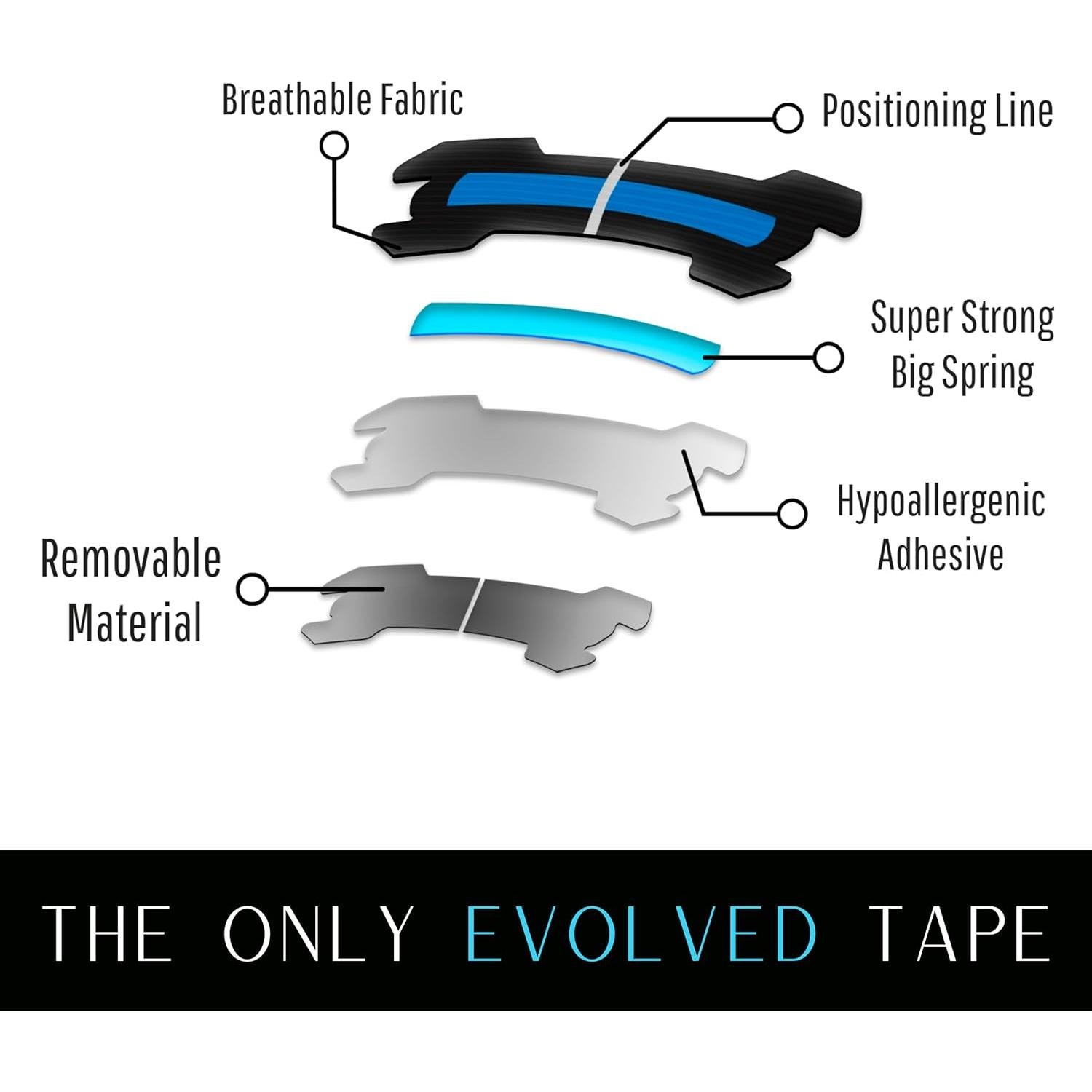 Tiras Nasales AIREVOLUTION 30 Unidades - Alivio Ronquidos