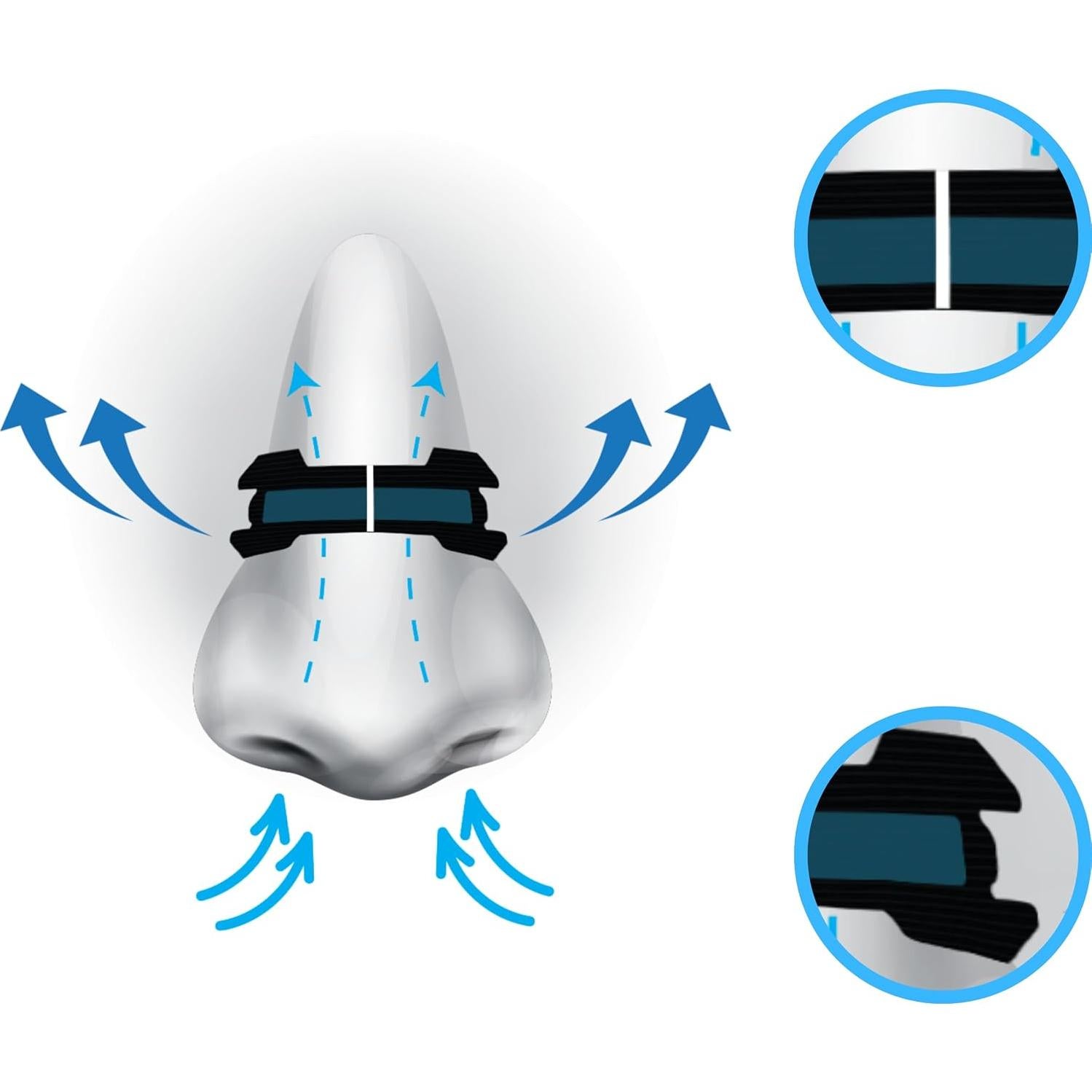 Tiras Nasales AIREVOLUTION 30 Unidades - Alivio Ronquidos