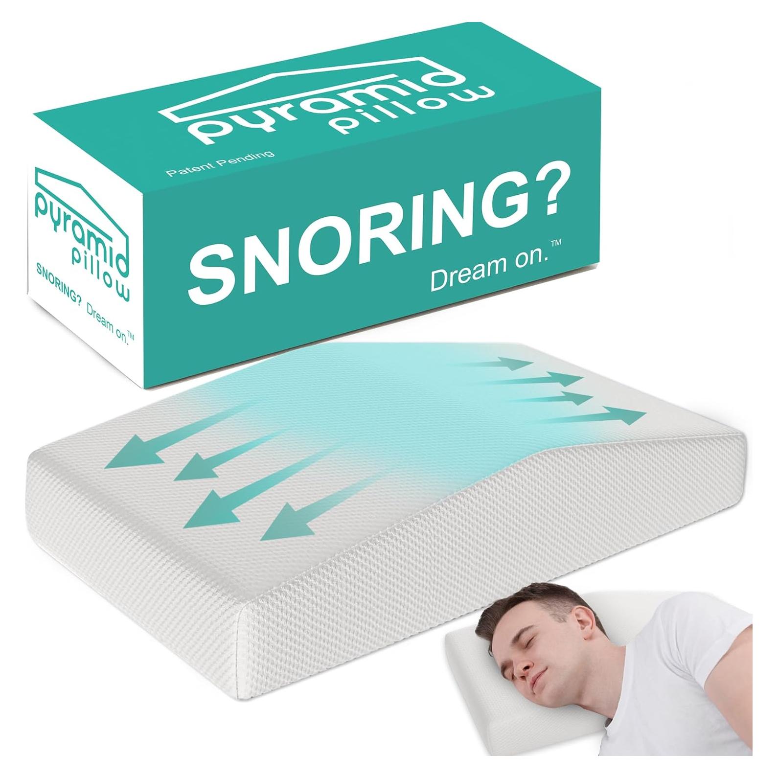 Almohada Antisnoring Pirámide - Espuma de Memoria 61x30.5cm