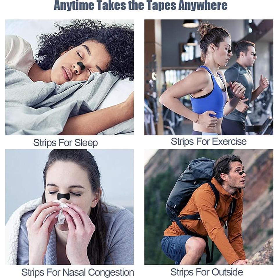 Tiras Nasales BOKANG para Ronquidos - 50 Unidades, Hipoalergénicas