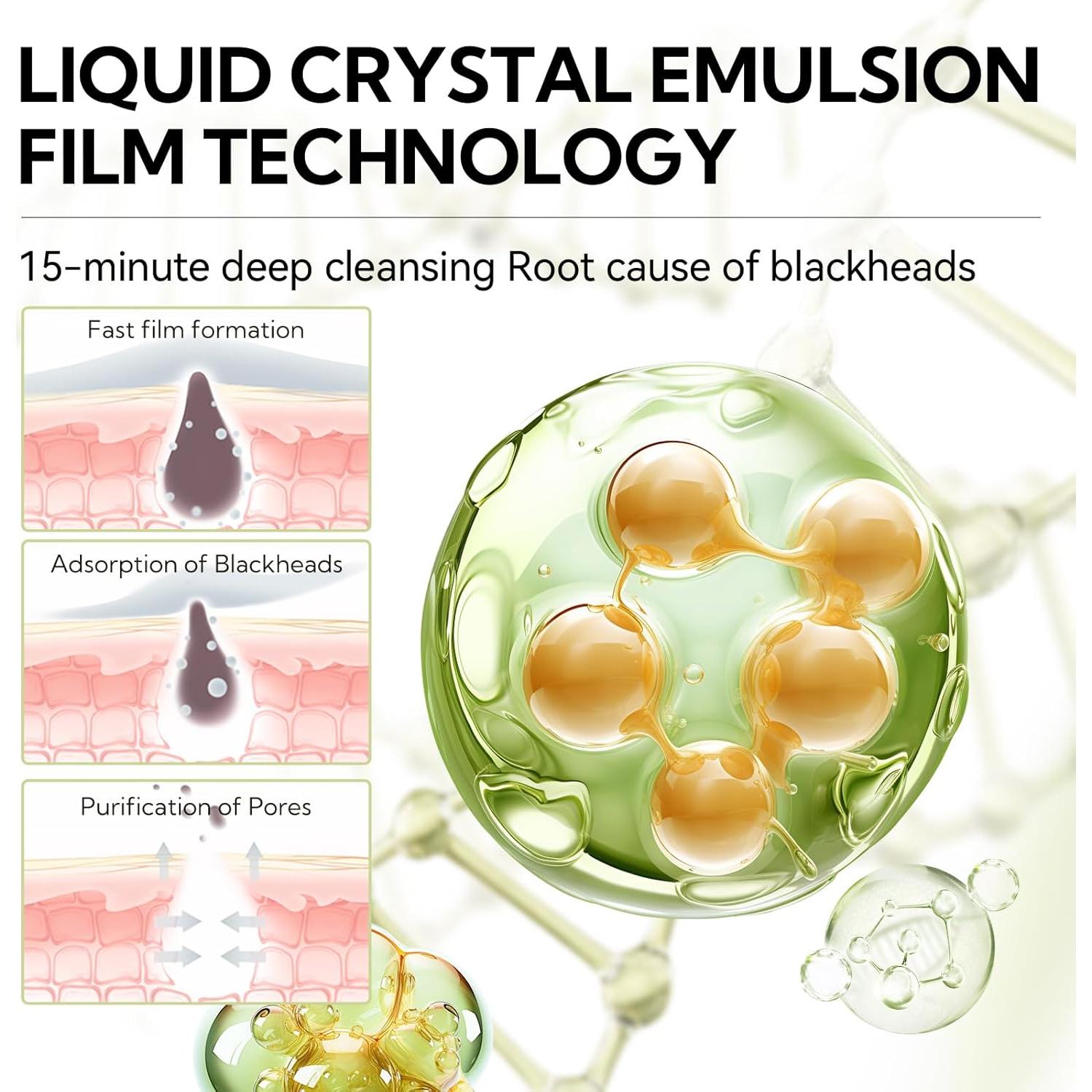 LANBENA Removedor de Puntos Negros 30g - 60 Tiras Nasales