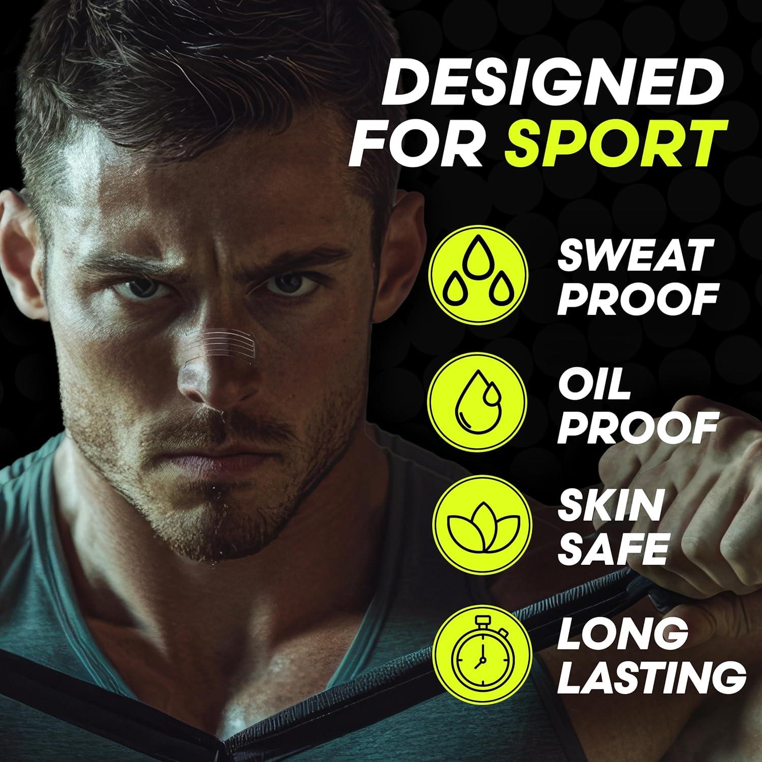 Tiras Nasales Neon Performance para Respirar Mejor - 60 Unidades