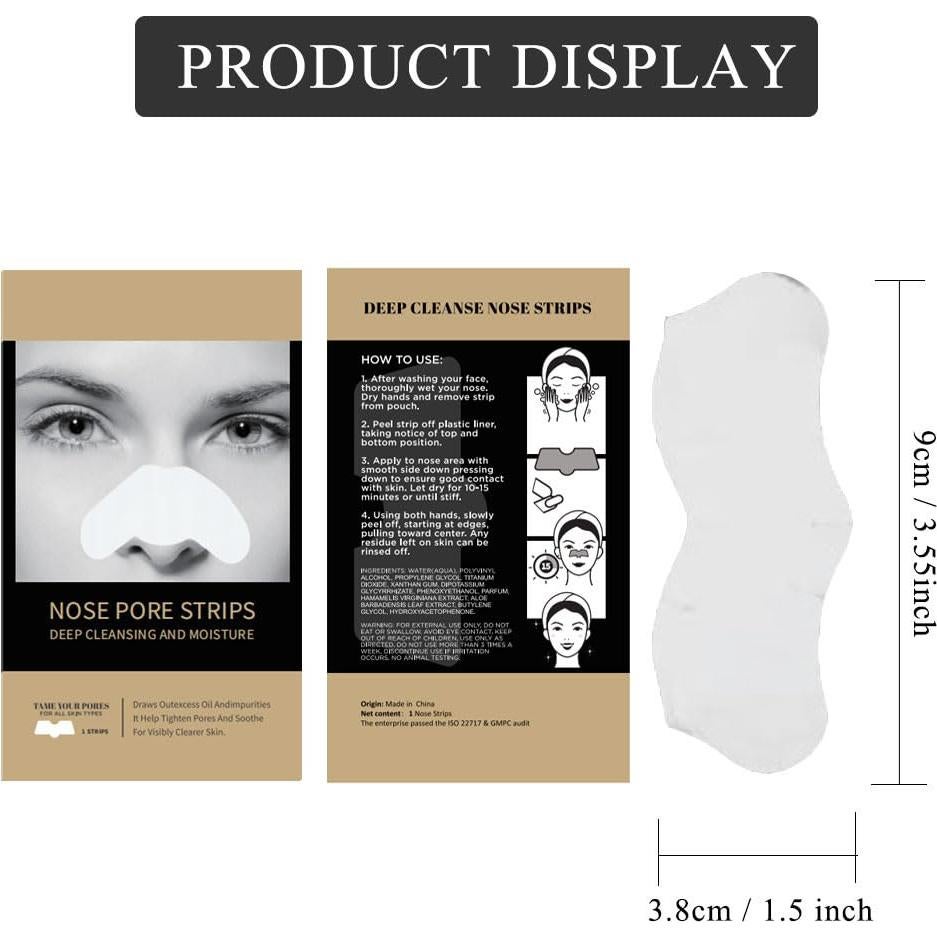 Tiras Nasales Caunmy para Puntos Negros - 20 PCS