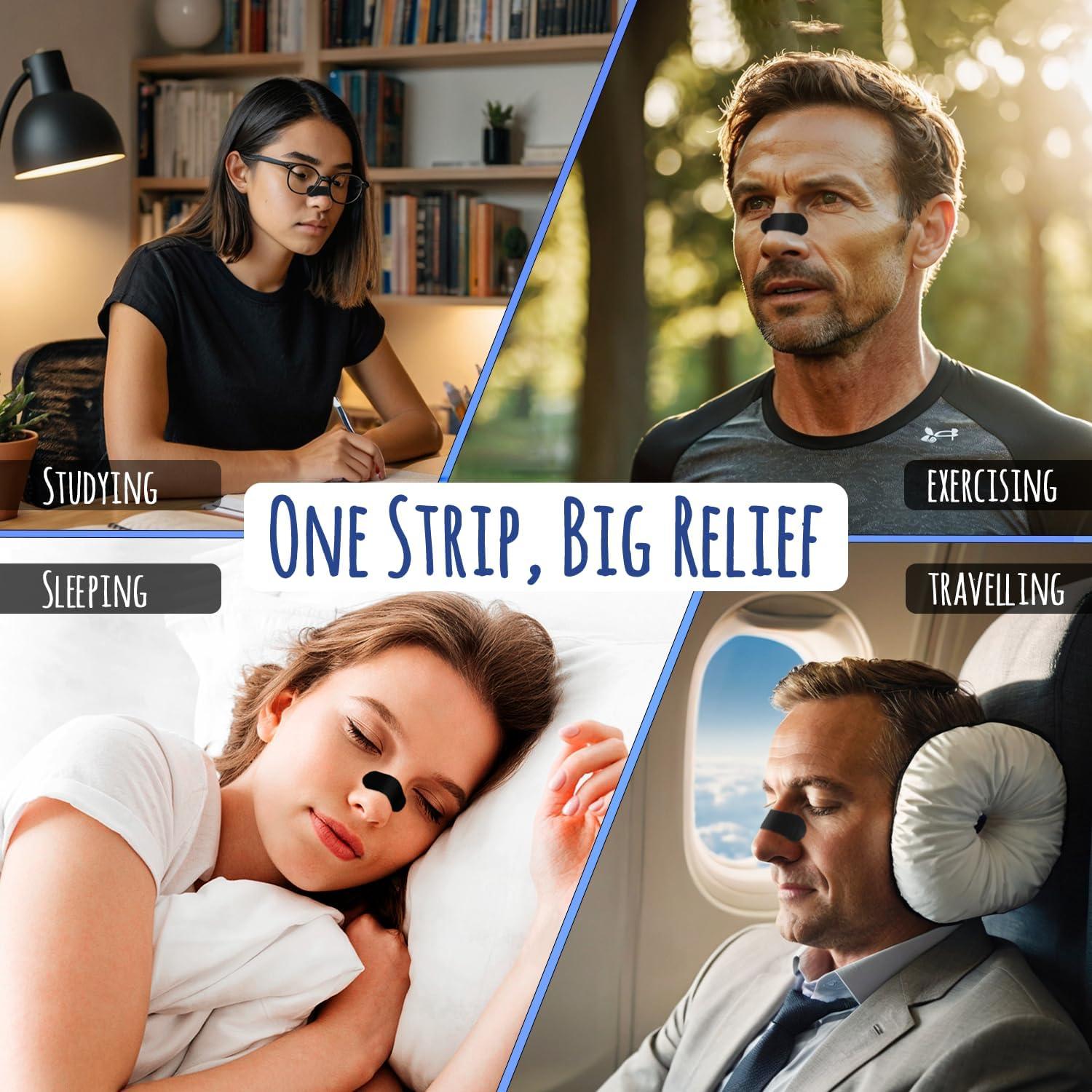 Tiras Nasales Achilles Fitness - 30 Unidades para Respirar Mejor