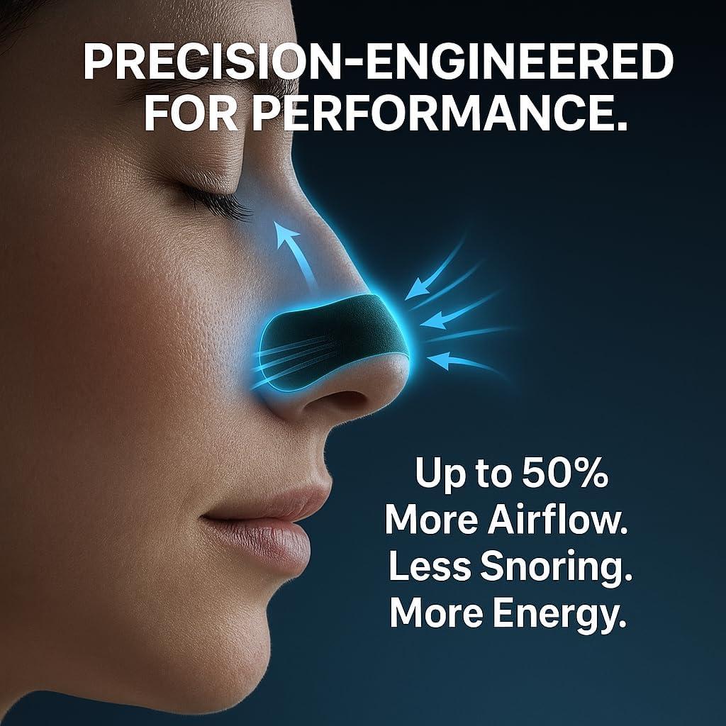 Tiras Nasales Hipoalergénicas Nubreathe 60 Unidades Grado Médico