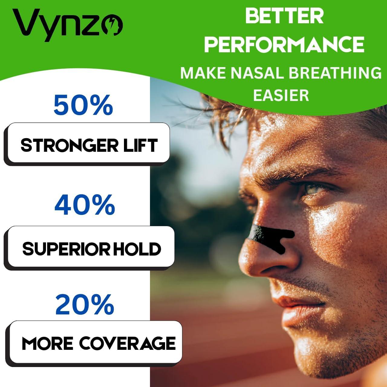 Tiras Nasales Vynzo para Ronquidos - 30 Unidades Hipoalergénicas