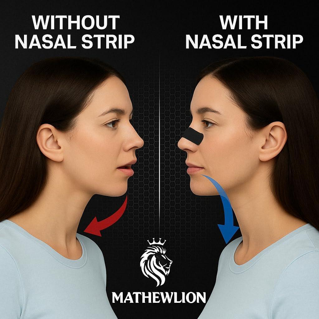 Tiras Nasales MATHEWLION 30 Unidades - Extra Fuertes y Anchas