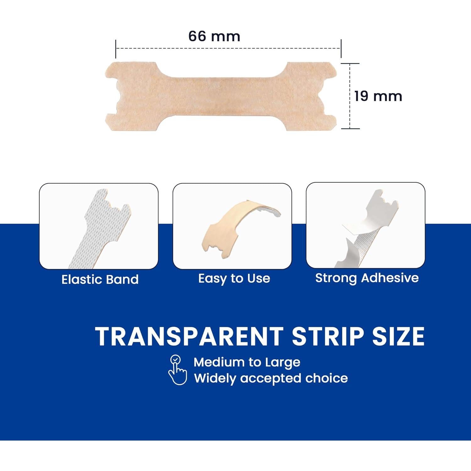 Tiras Nasales Extra Fuertes Breathe More Mediana-XL 50 Unidades