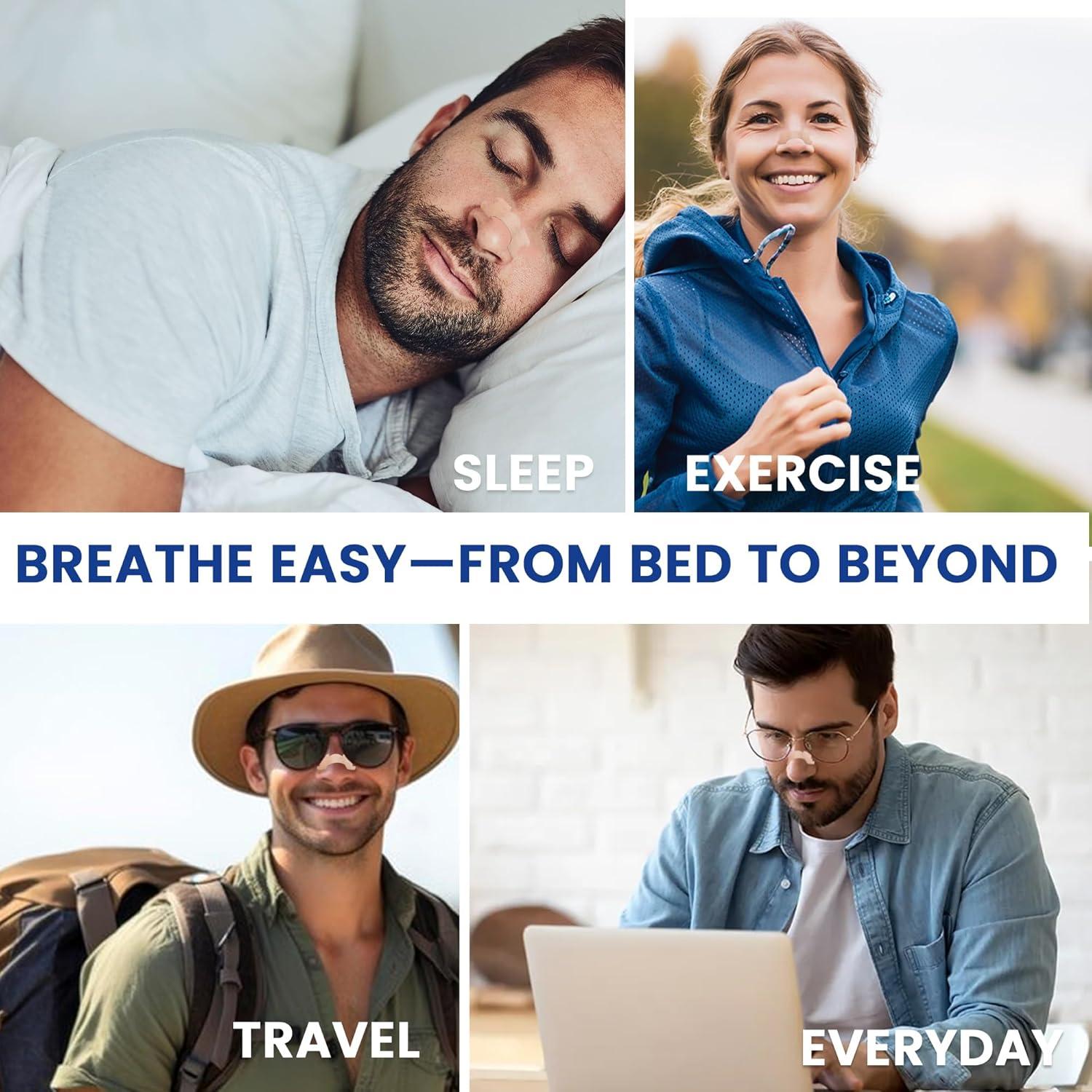 Tiras Nasales Extra Fuertes Breathe More Mediana-XL 50 Unidades