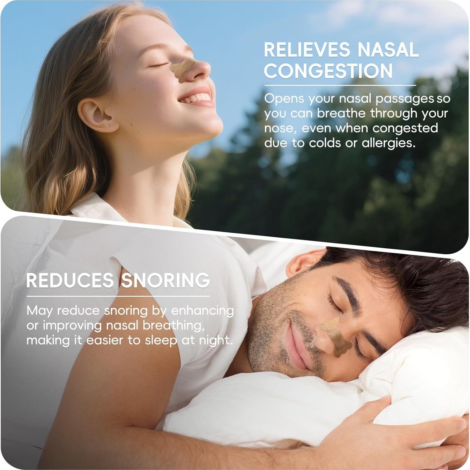 Tiras Nasales IAMFINE Antironquidos 50 Unidades Alivio Congestión