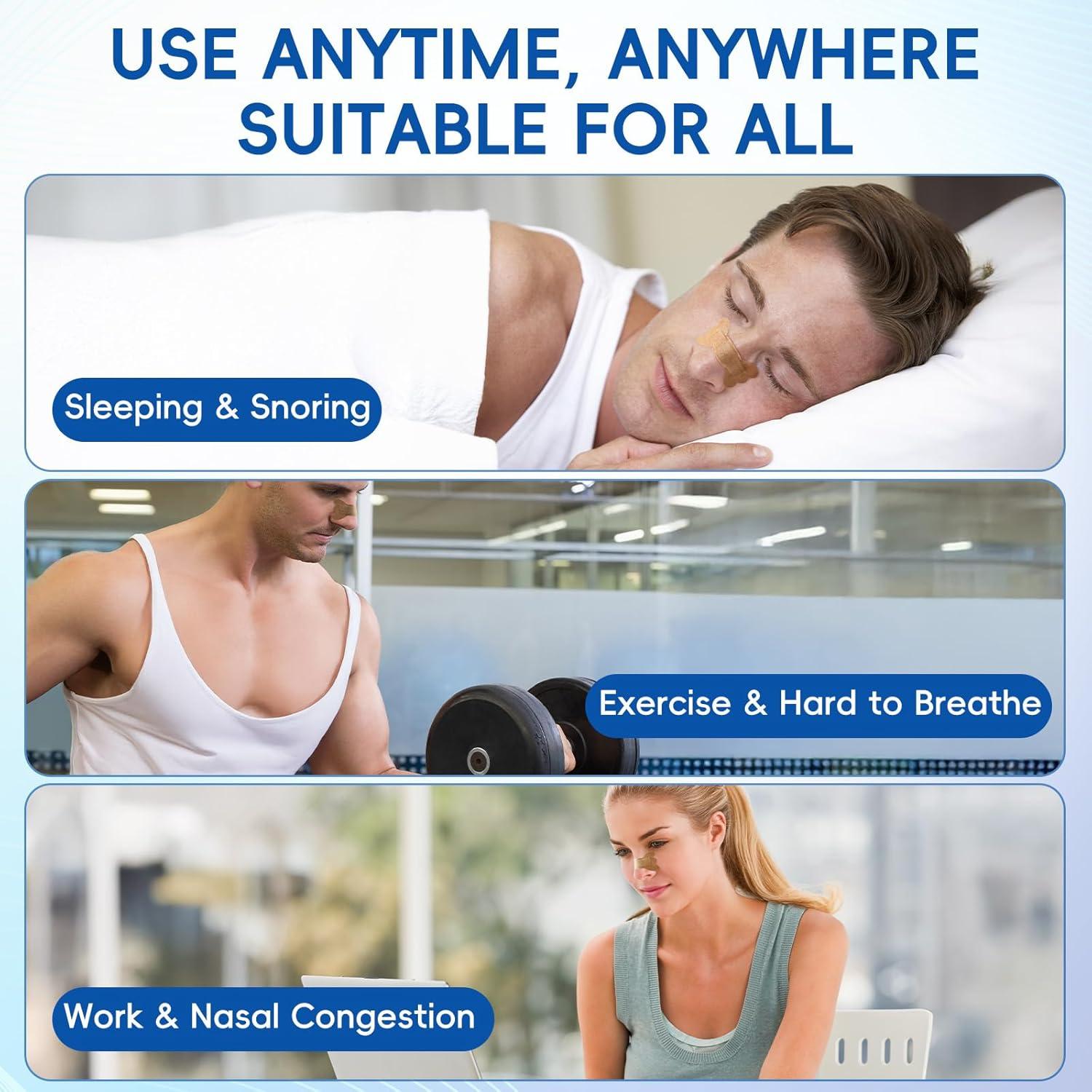 Tiras Nasales IAMFINE Antironquidos 50 Unidades Alivio Congestión