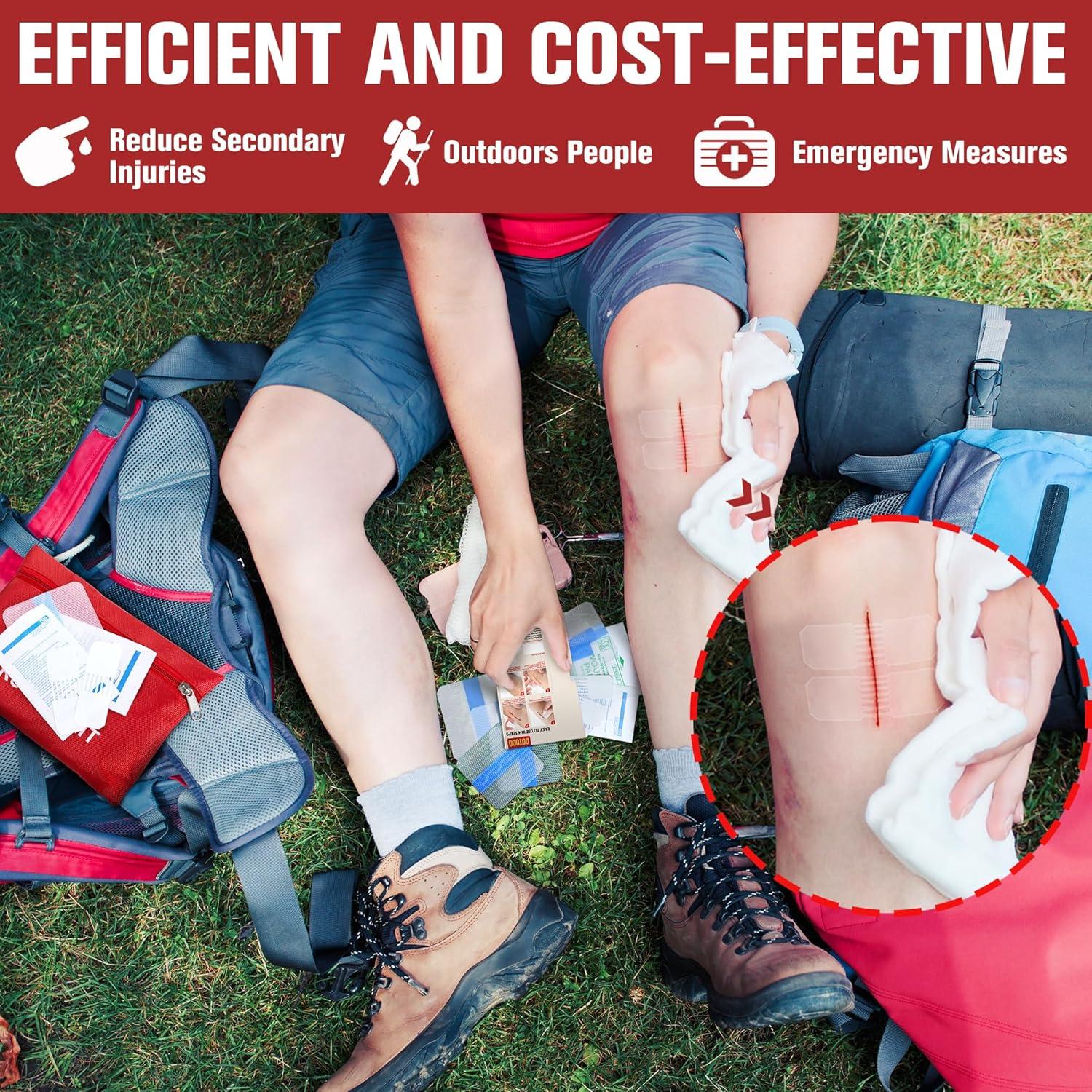 Kit de Cierre de Heridas Dotodo 4PCS - Vendajes Mariposa