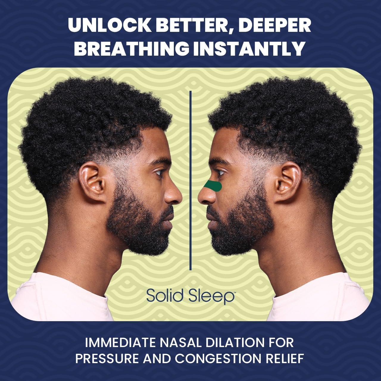 Tiras Nasales Anti-Ronquidos Solid Sleep - 30 Unidades