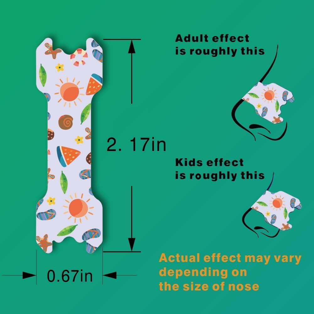 Tiras Nasales para Niños Buddiphil - 30 Piezas Antironquidos