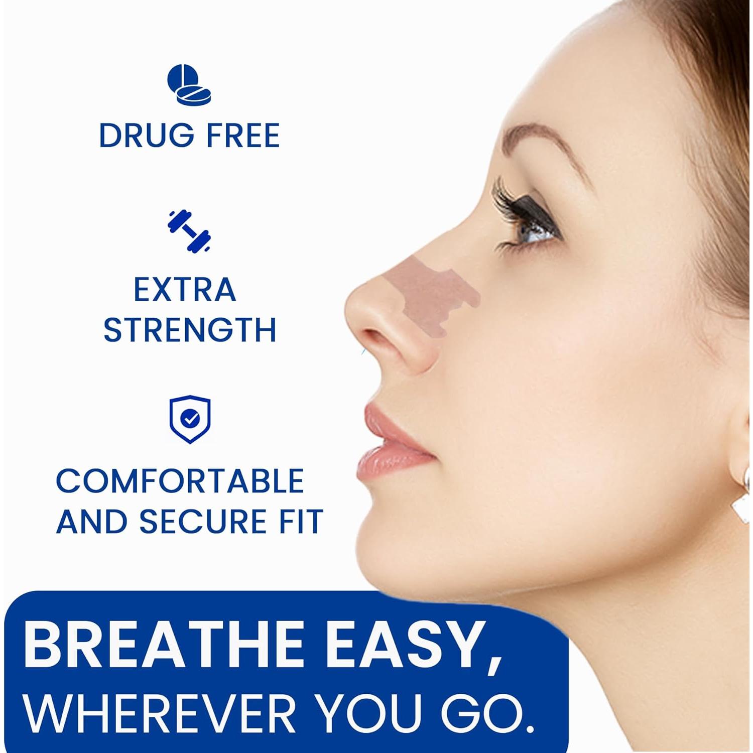 Tiras Nasales Breathe More - Beige 60x22mm - 50 Unidades