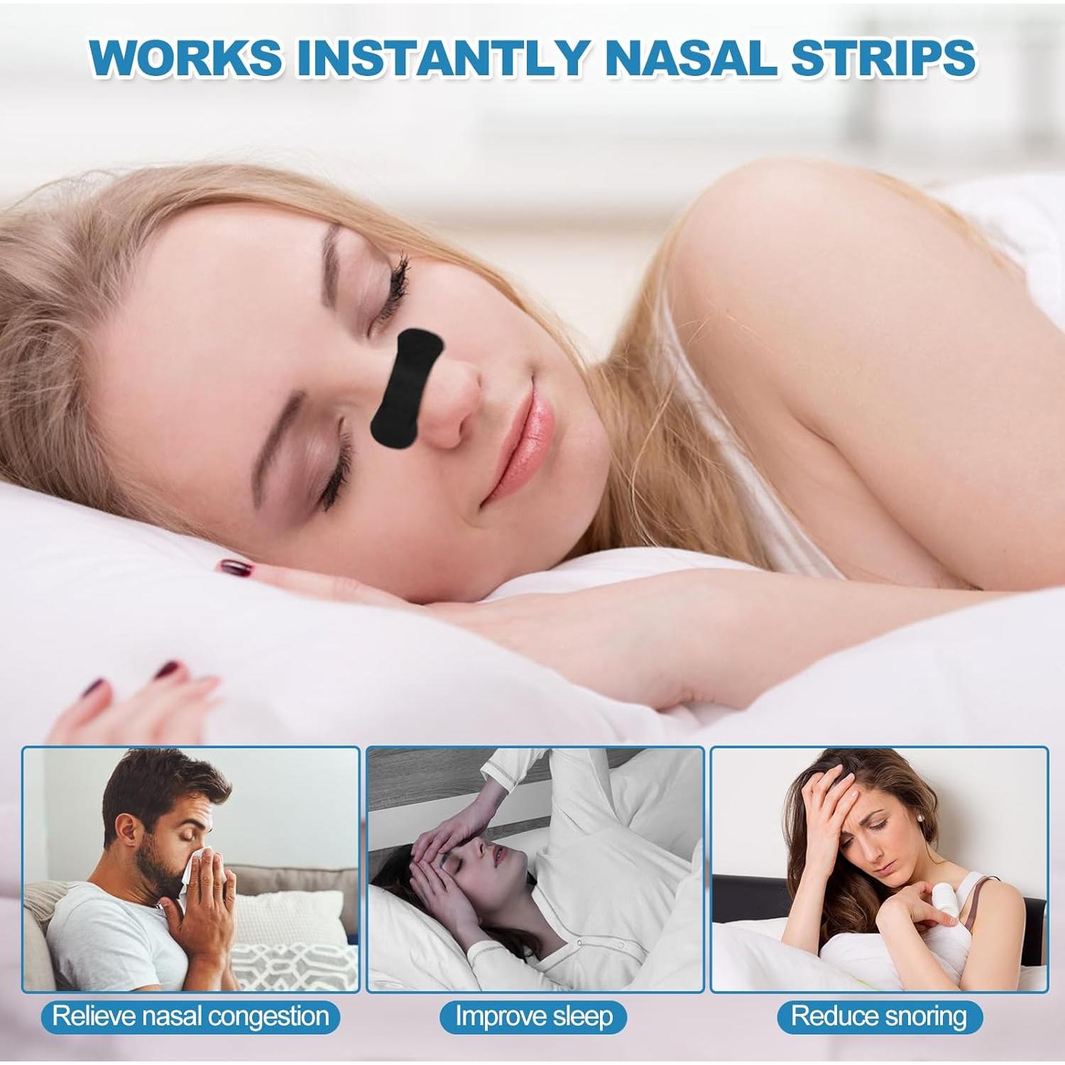 Tiras Nasales Snifflink para Ronquidos - 50 Unidades