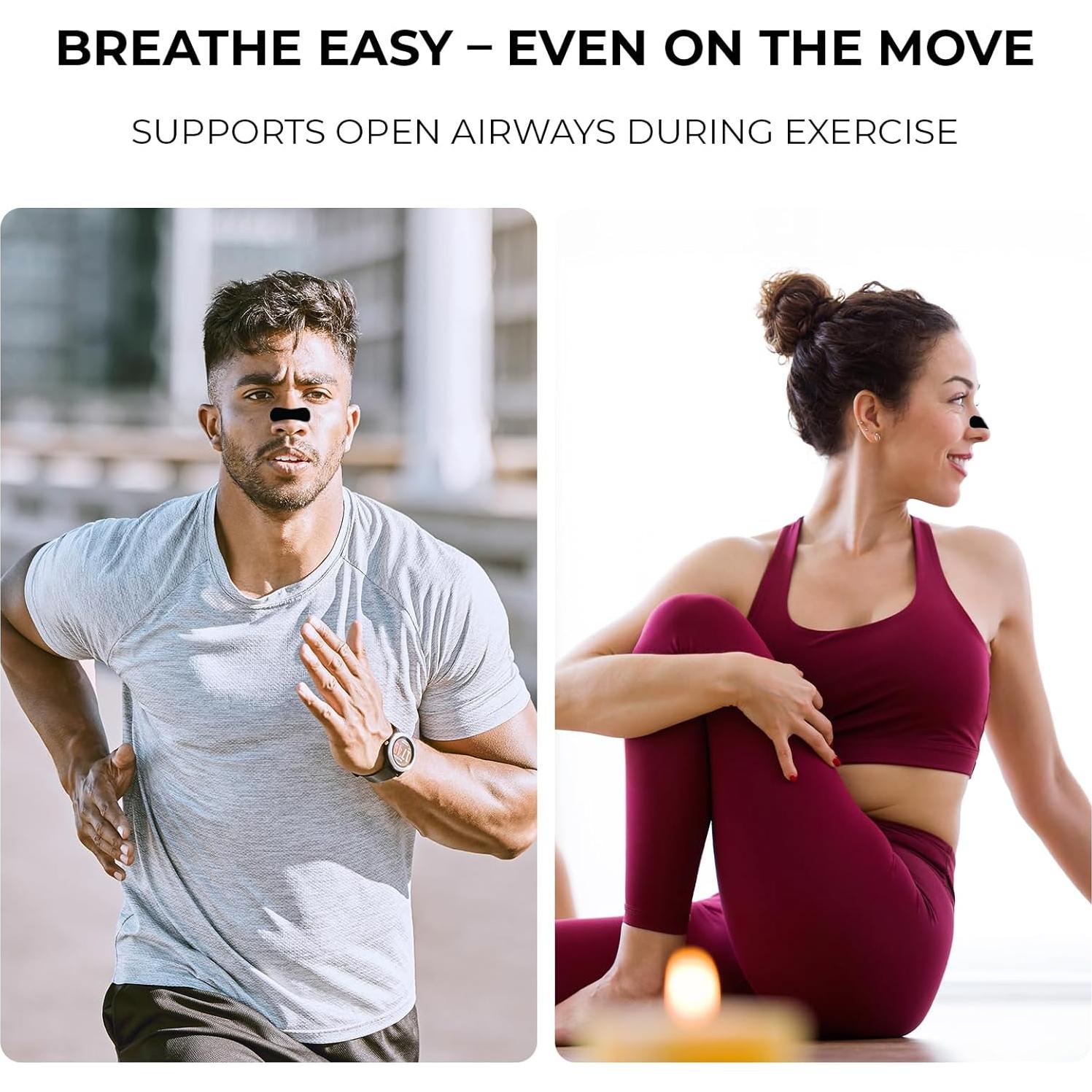 Tiras Nasales Inhale Premium - 60 Unidades para Piel Sensible