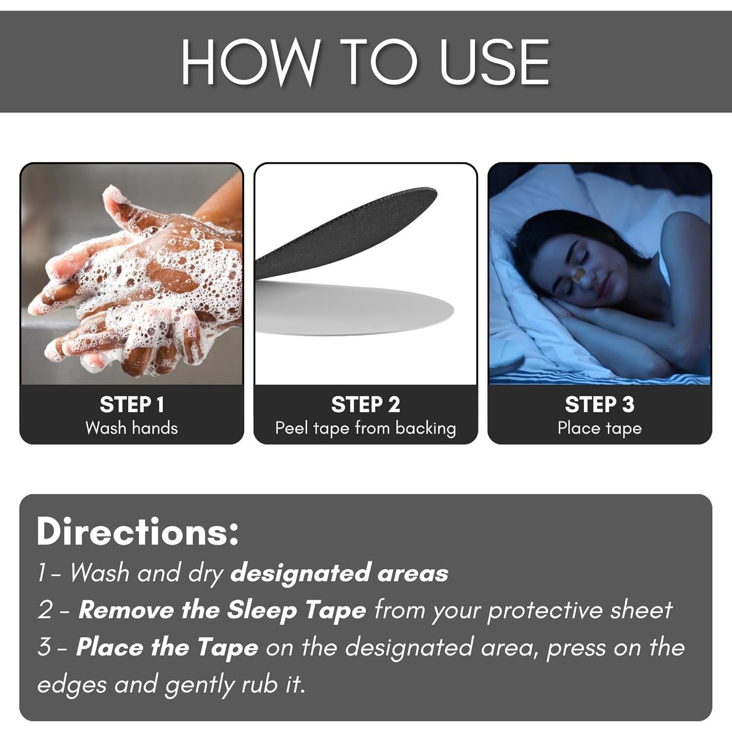 Tiras Nasales OxyFlow para Alivio de Congestión Nasal