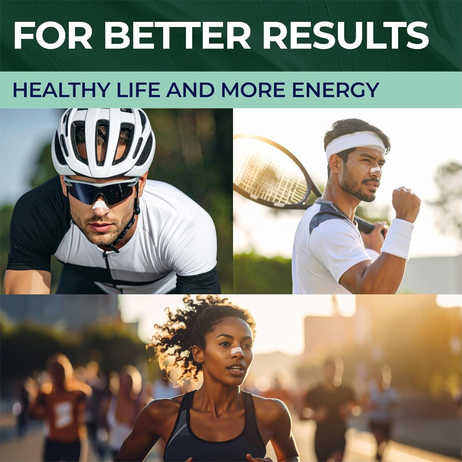 Tiras Nasales Peace&Quiet PQ - 40 Tiras para Dormir Menta