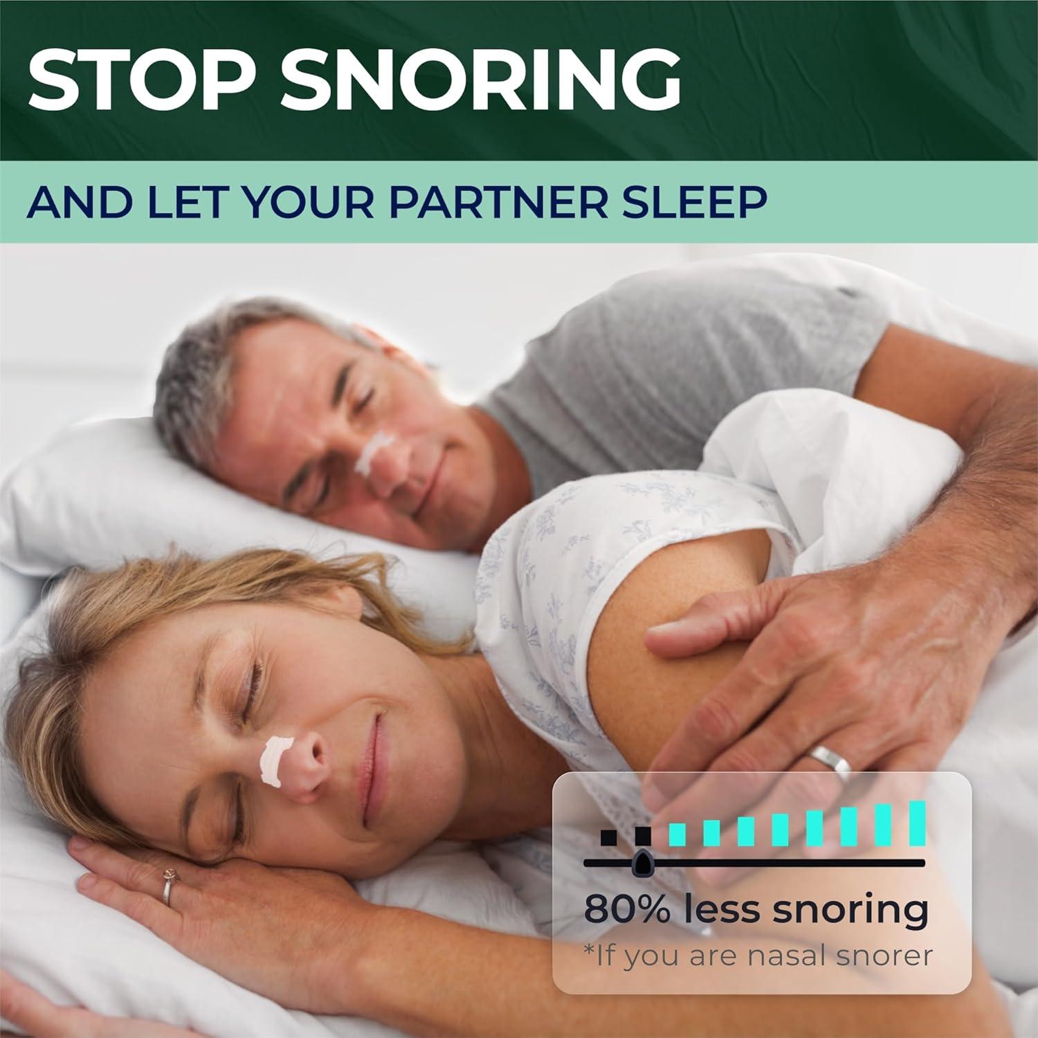 Tiras Nasales Peace&Quiet PQ - 40 Tiras para Dormir Menta